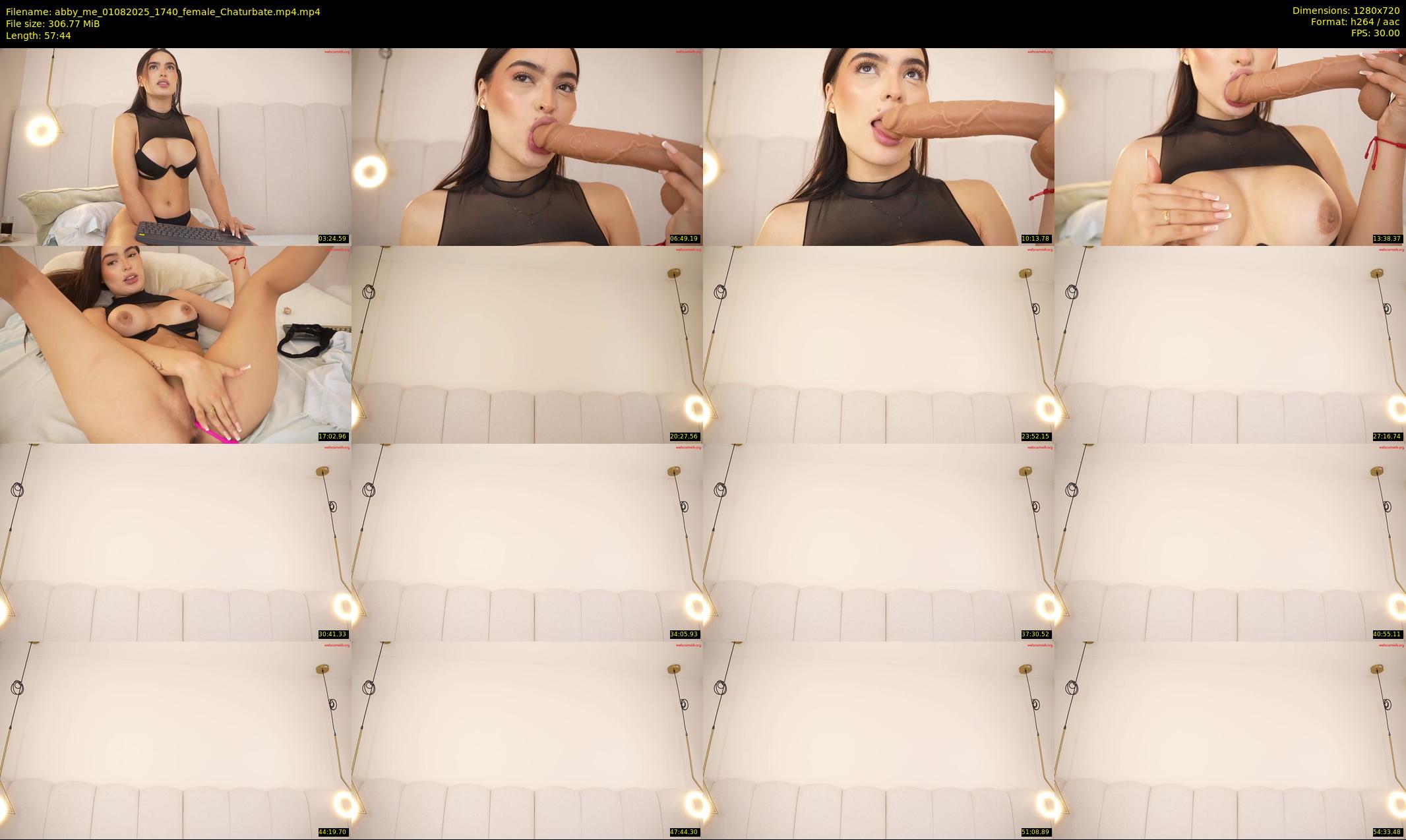 abby_me — 58 minute Chaturbate female cam show recording, 720p, Aug 1, 2025