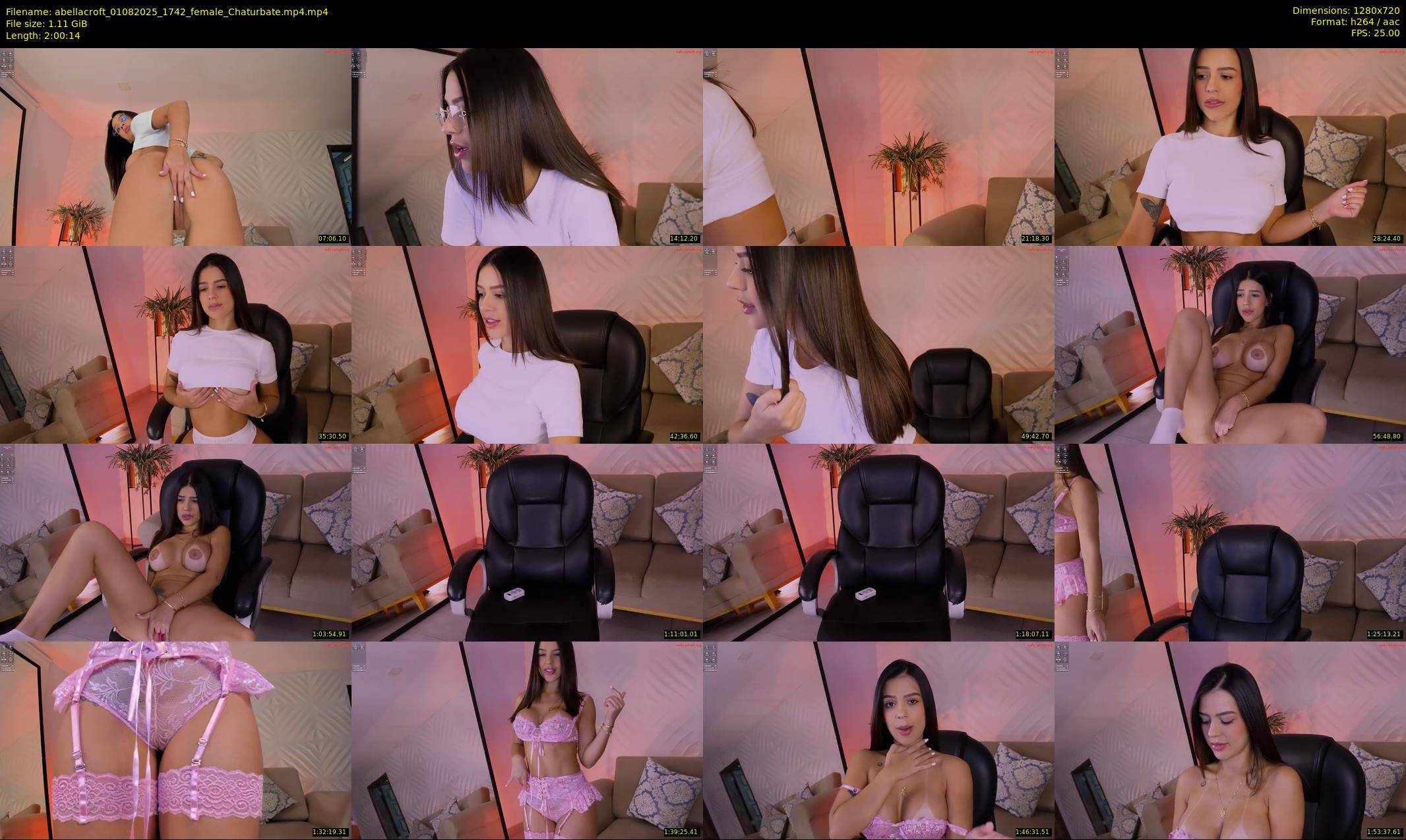 abellacroft — 121 minute Chaturbate female cam show recording, 720p, Aug 1, 2025