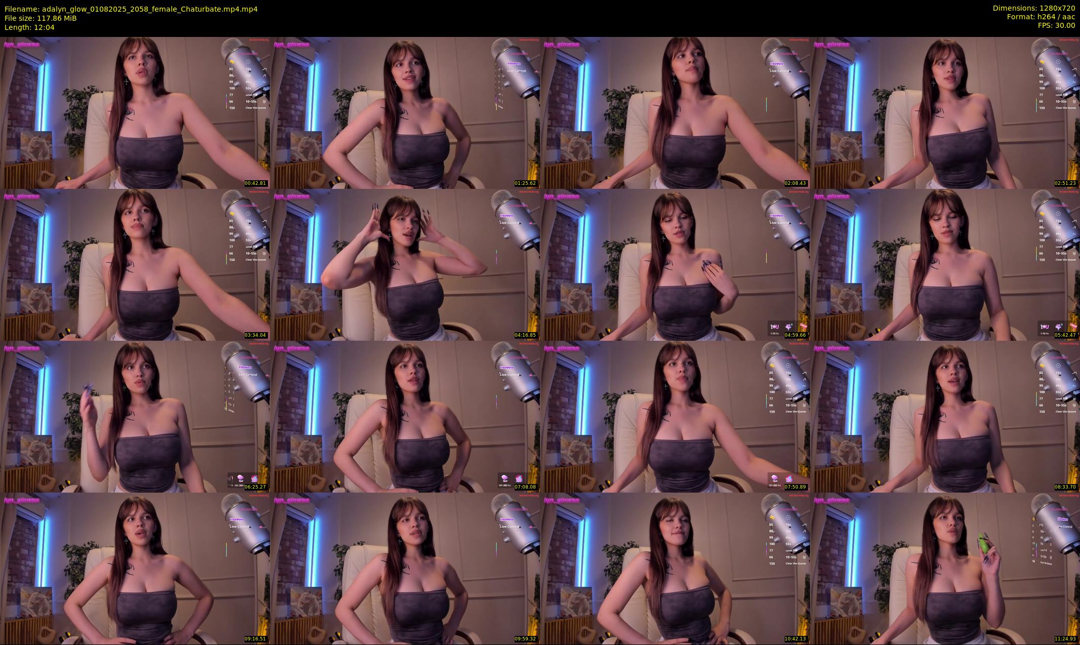 adalyn_glow — 13 minute Chaturbate female cam show recording, 720p, Aug 1, 2025