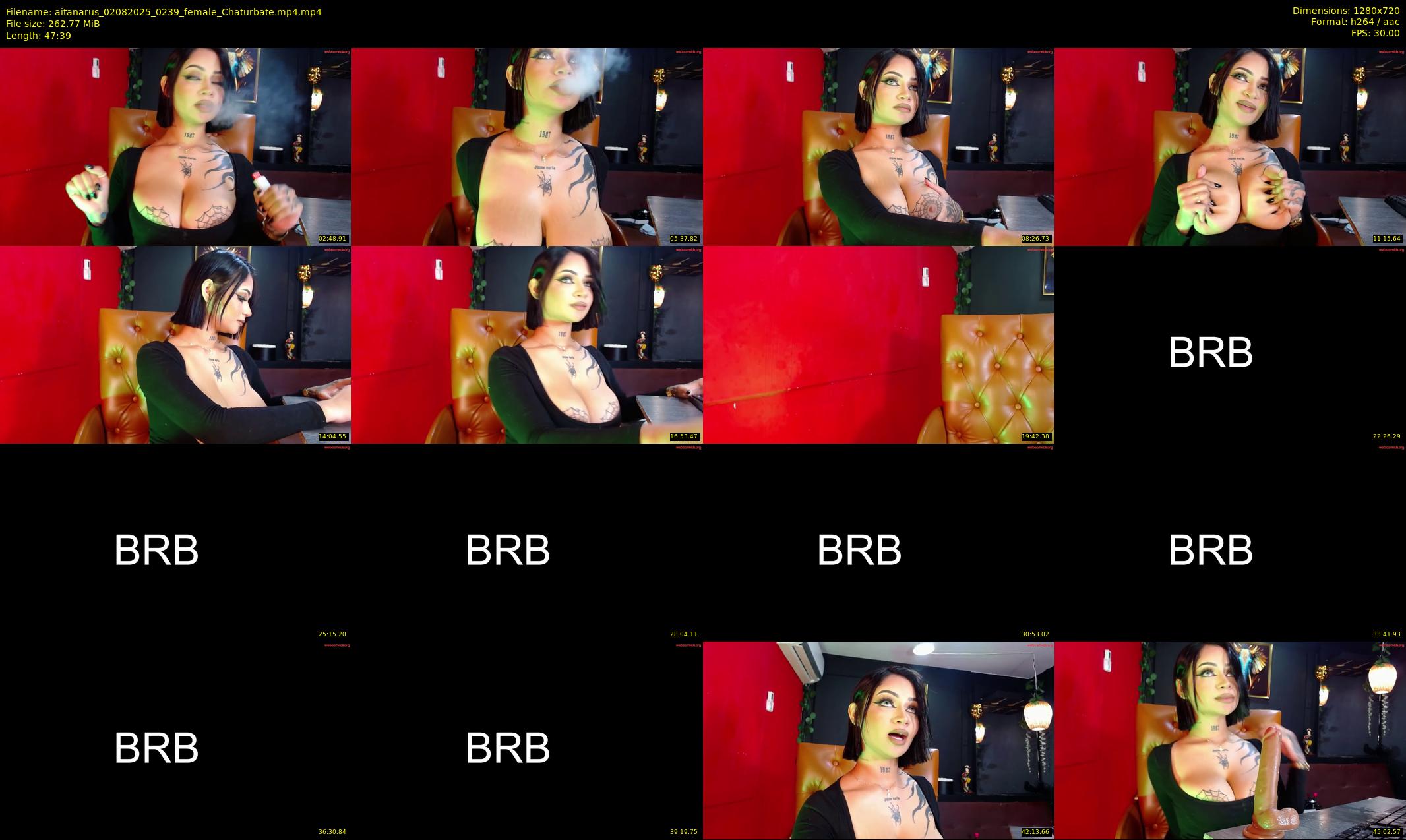 aitanarus — 48 minute Chaturbate female cam show recording, 720p, Aug 2, 2025