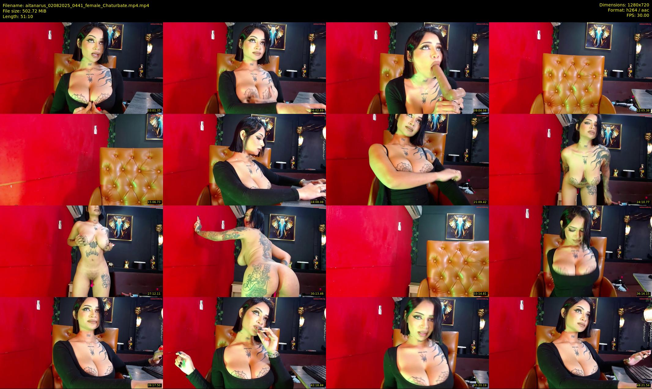 aitanarus — 52 minute Chaturbate female cam show recording, 720p, Aug 2, 2025