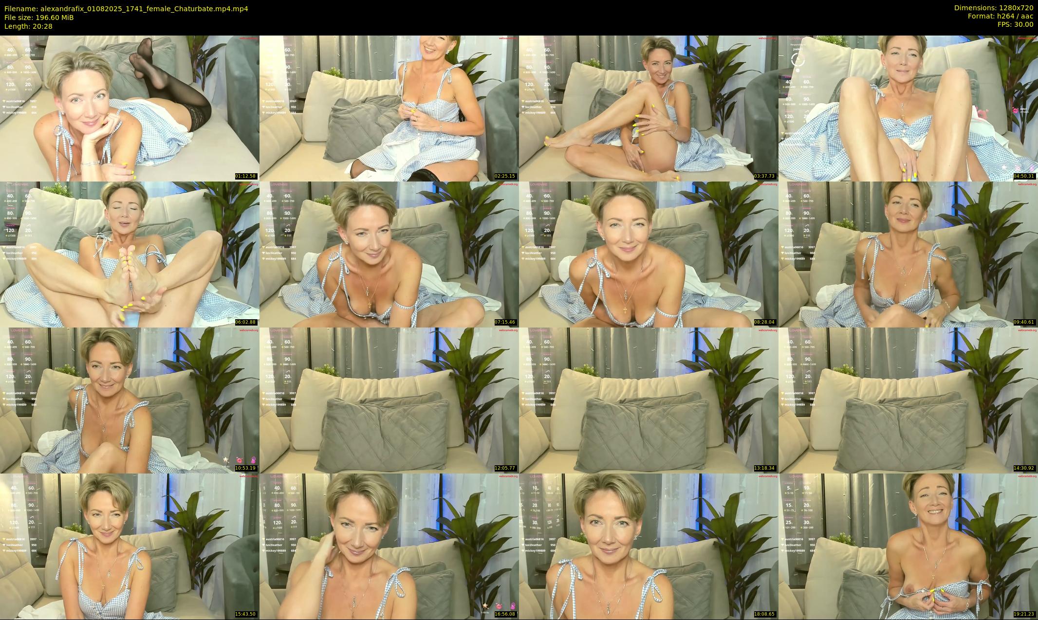 alexandrafix — 21 minute Chaturbate female cam show recording, 720p, Aug 1, 2025