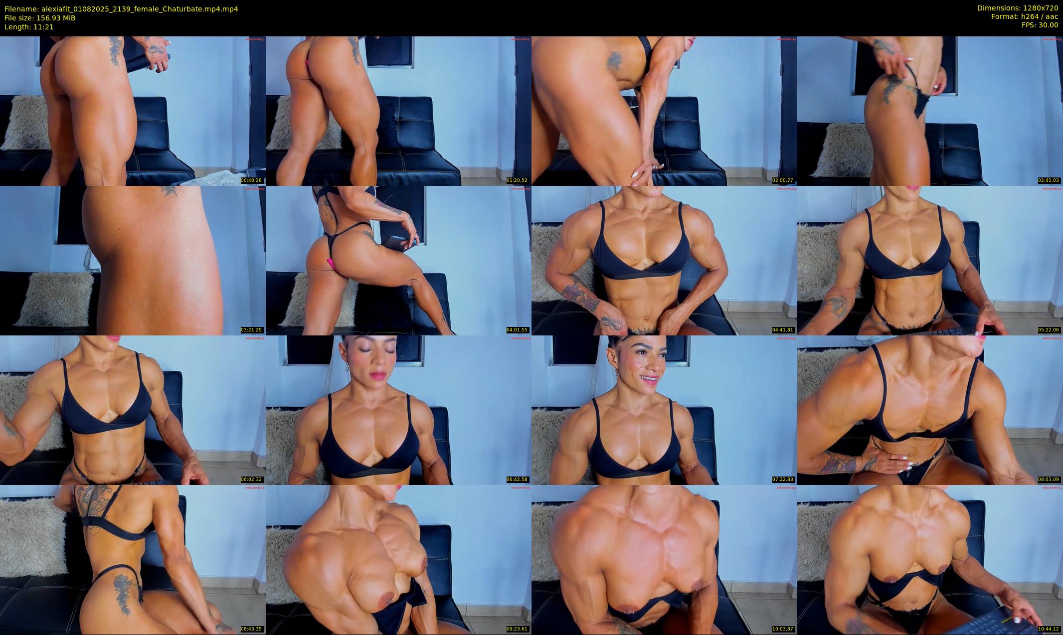 alexiafit — 12 minute Chaturbate female cam show recording, 720p, Aug 1, 2025