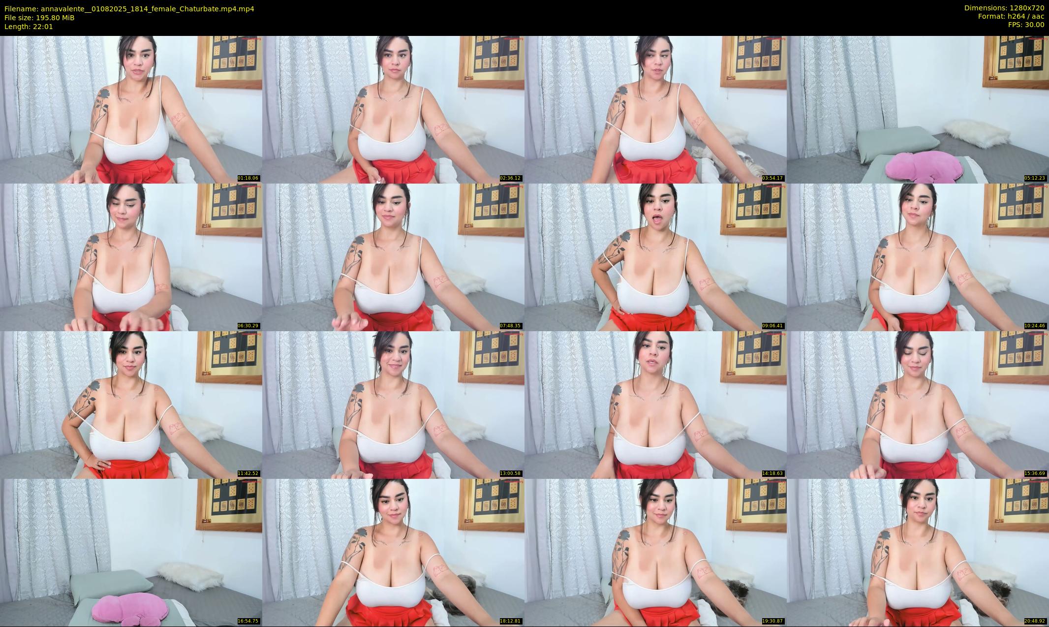 annavalente_ — 23 minute Chaturbate female cam show recording, 720p, Aug 1, 2025