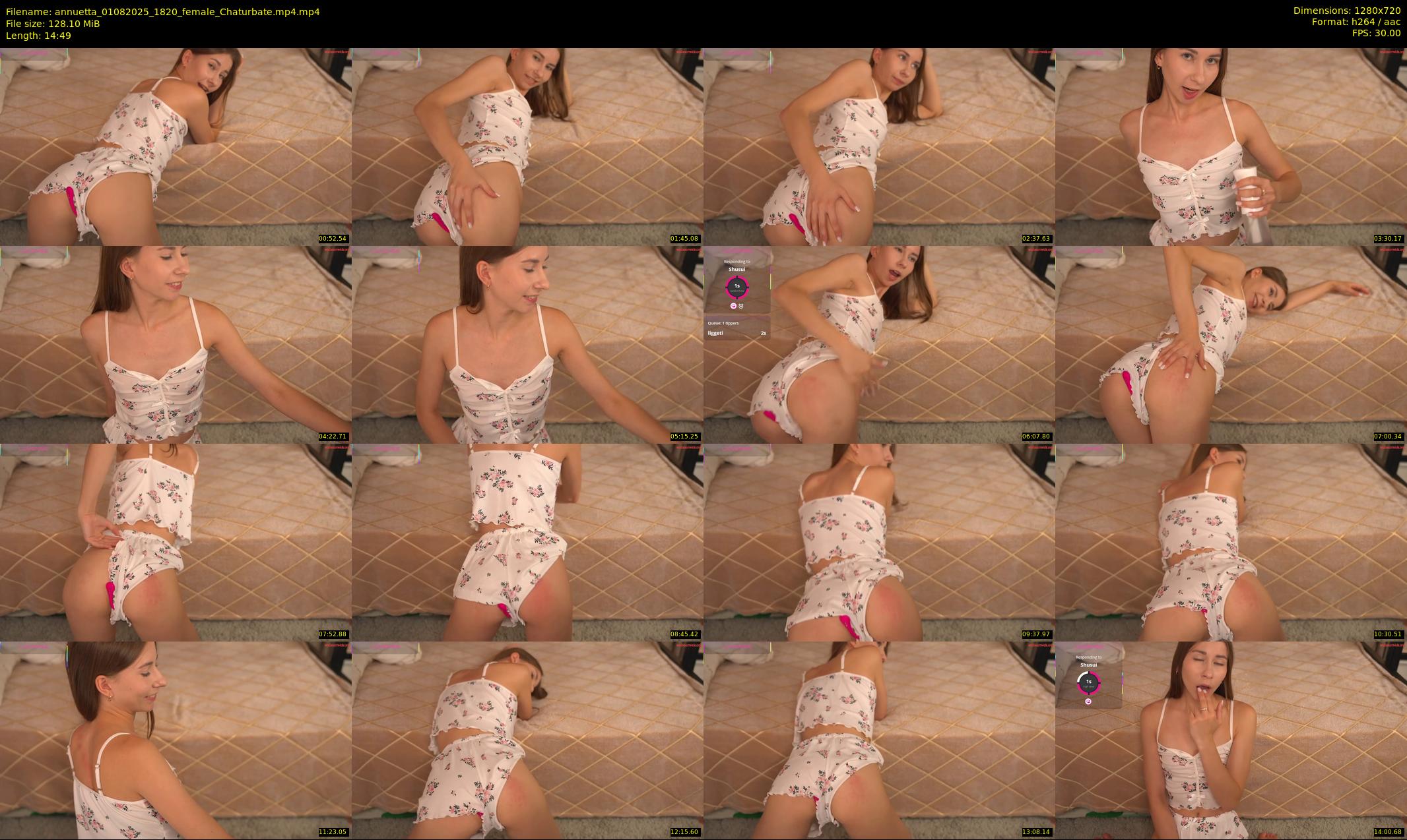 annuetta — 15 minute Chaturbate couple cam show recording, 720p, Aug 1, 2025