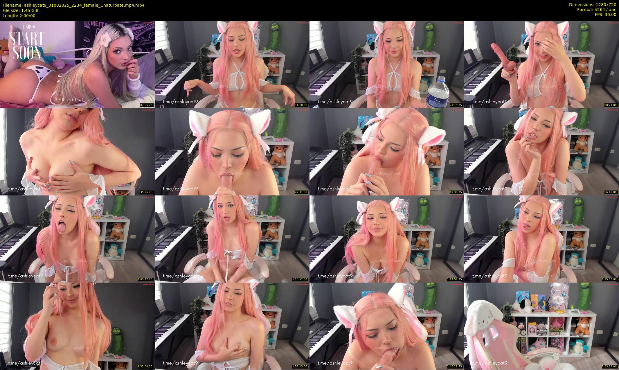 ashleycat9 — 120 minute Chaturbate female cam show recording, 720p, Aug 1, 2025