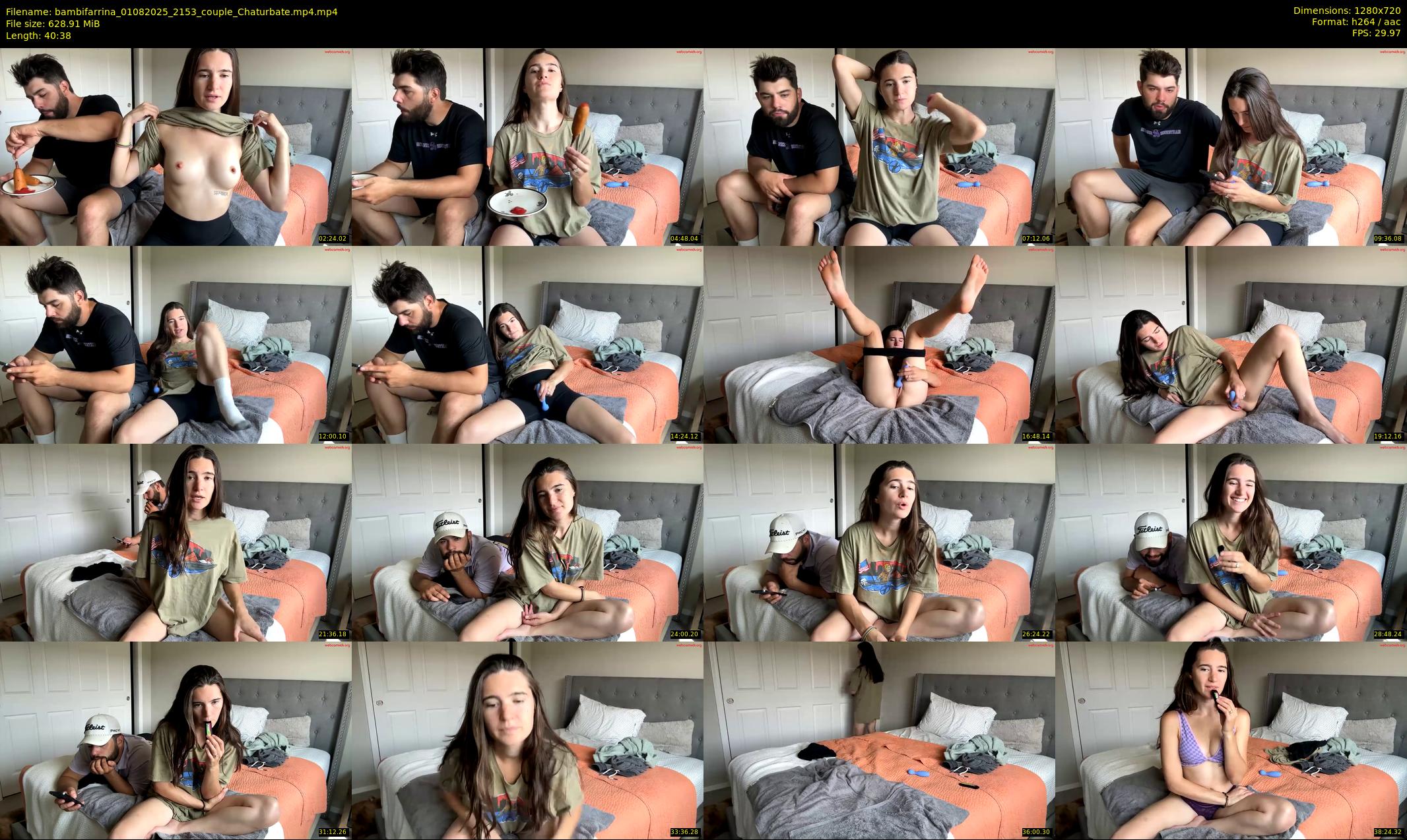 bambifarrina — 41 minute Chaturbate couple cam show recording, 720p, Aug 1, 2025