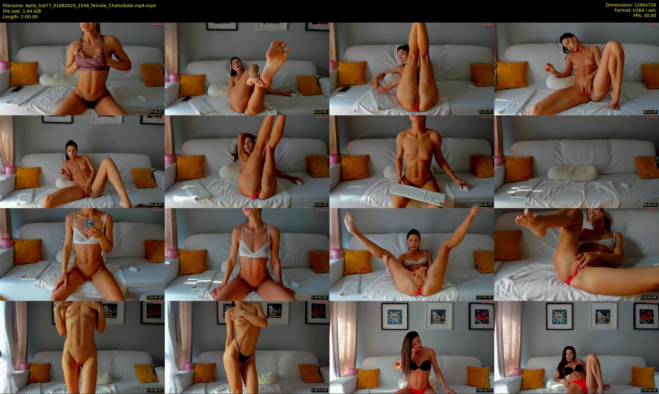 bella_hot77 — 120 minute Chaturbate female cam show recording, 720p, Aug 1, 2025