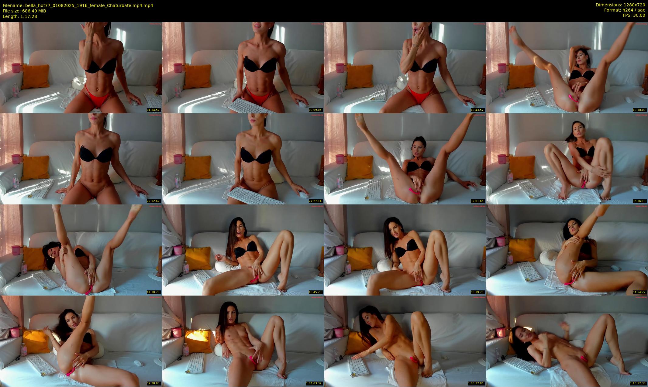 bella_hot77 — 78 minute Chaturbate female cam show recording, 720p, Aug 1, 2025