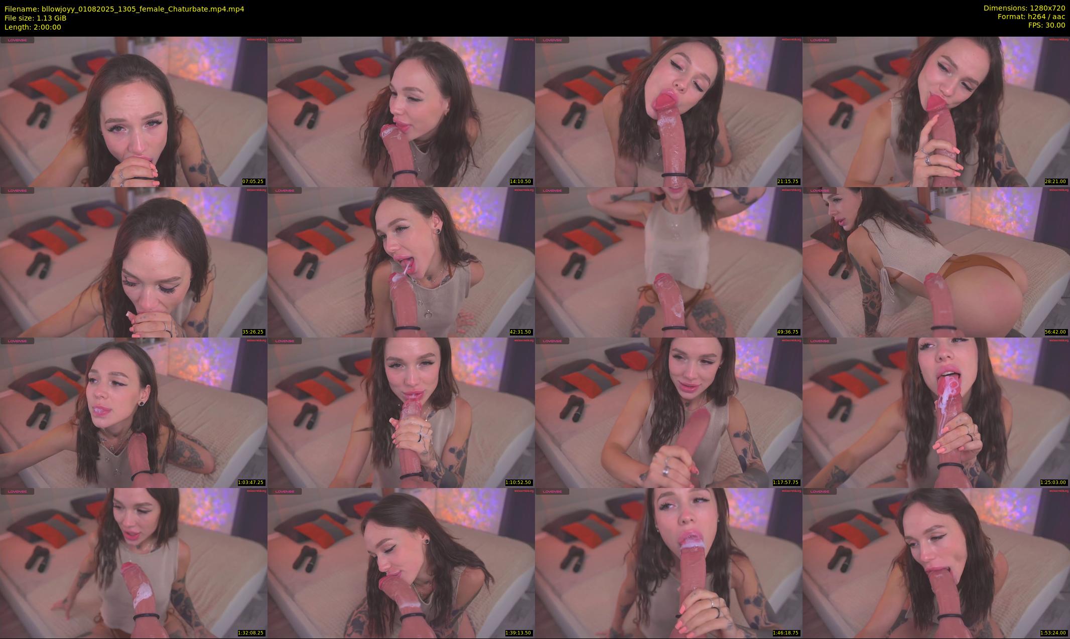 bllowjoyy — 120 minute Chaturbate female cam show recording, 720p, Aug 1, 2025