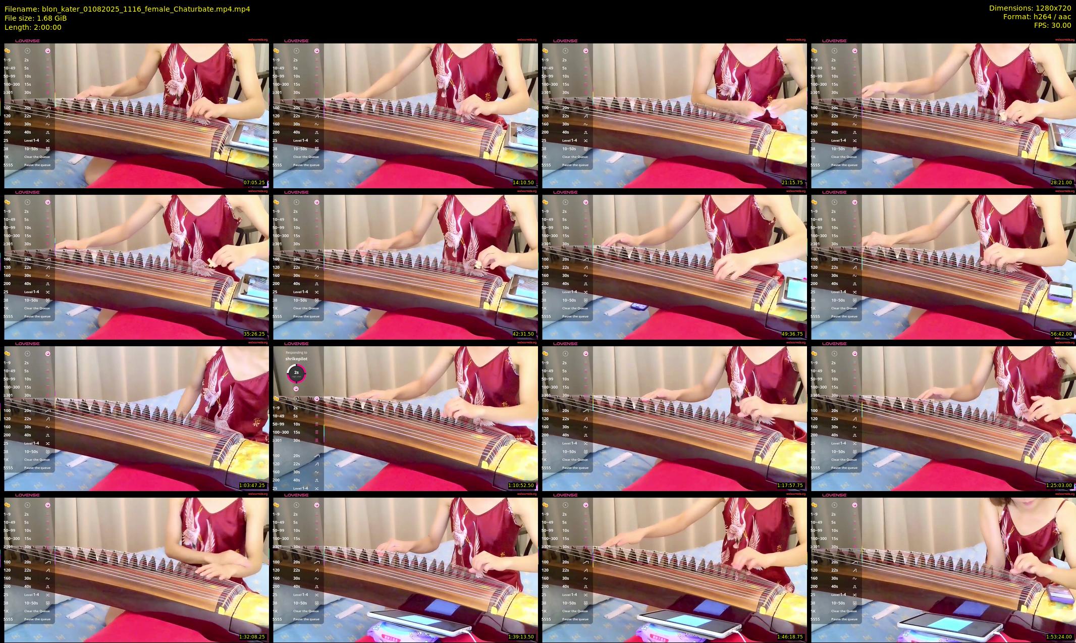 blon_kater — 120 minute Chaturbate female cam show recording, 720p, Aug 1, 2025