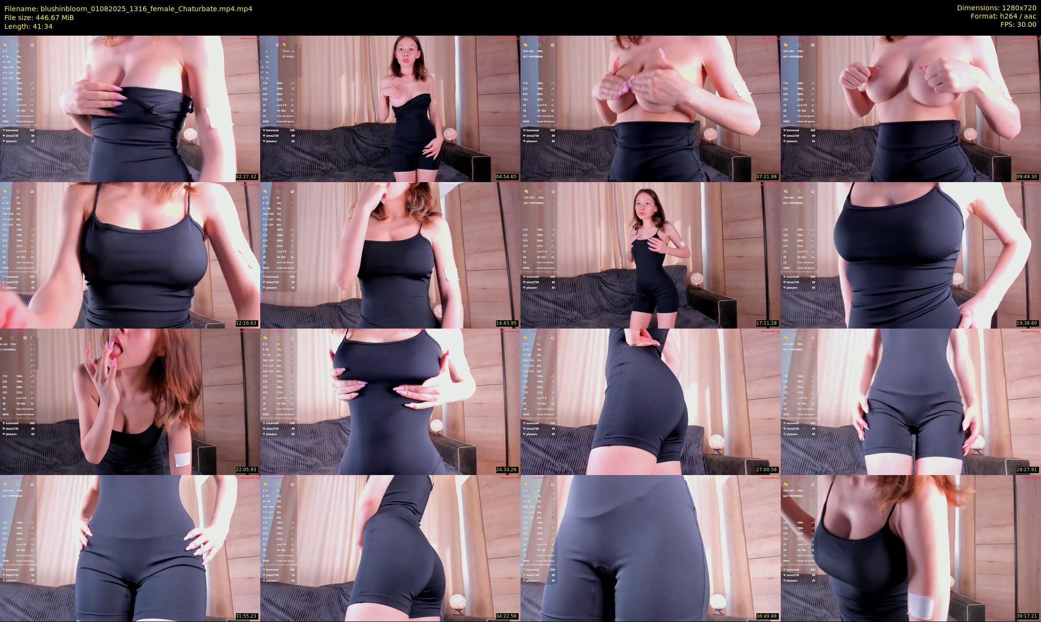blushinbloom — 42 minute Chaturbate female cam show recording, 720p, Aug 1, 2025
