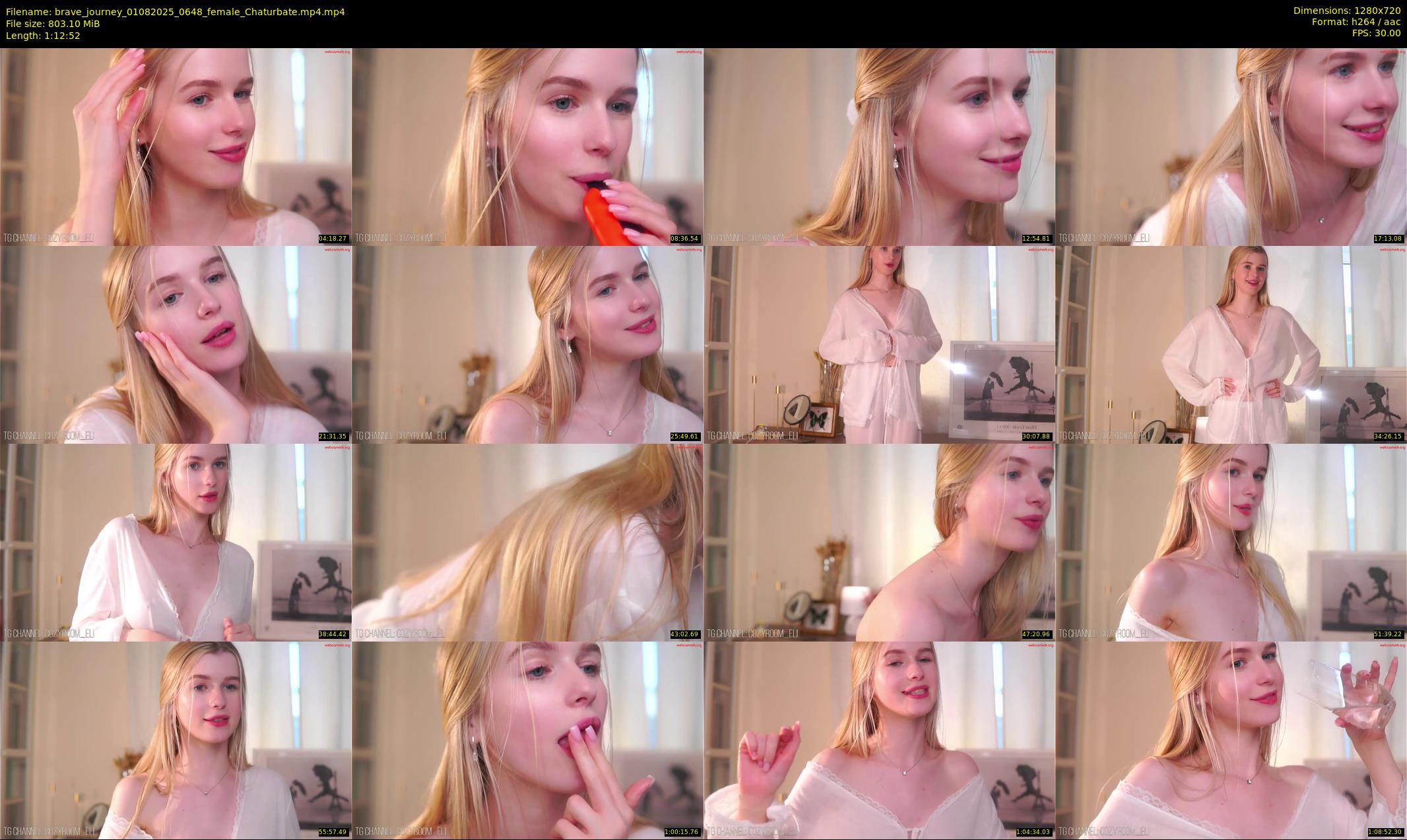 brave_journey — 73 minute Chaturbate female cam show recording, 720p, Aug 1, 2025