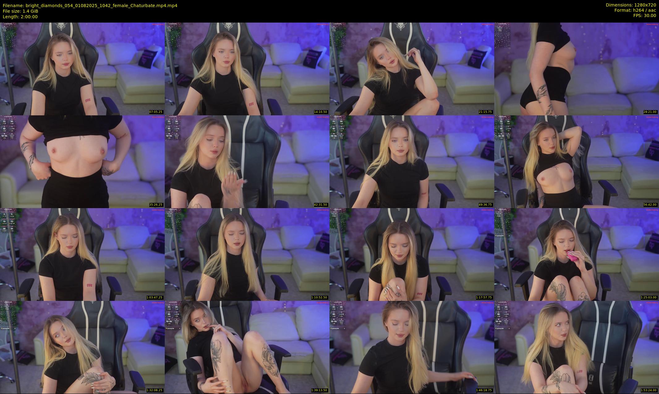 bright_diamonds_054 — 120 minute Chaturbate couple cam show recording, 720p, Aug 1, 2025