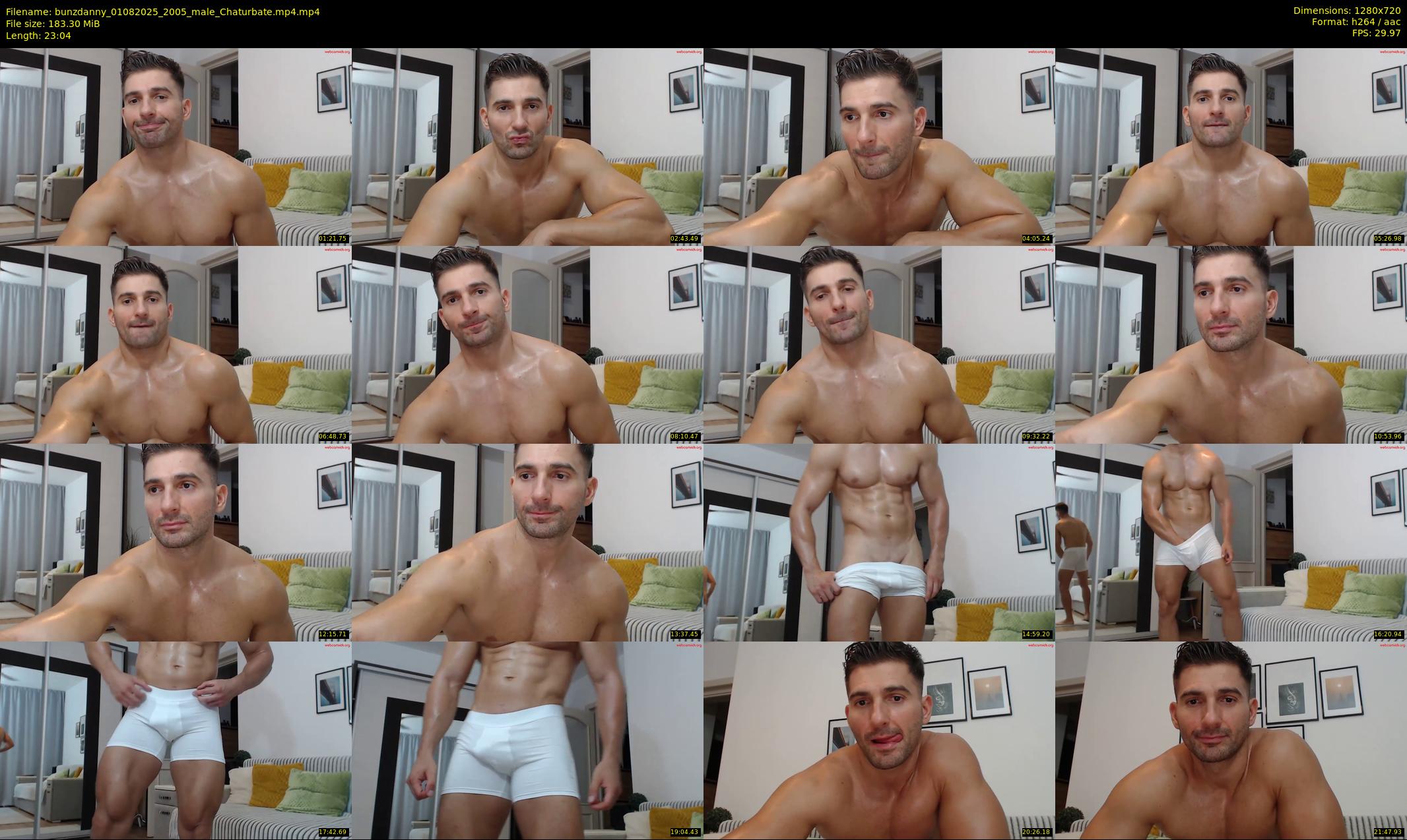 bunzdanny — 24 minute Chaturbate male cam show recording, 720p, Aug 1, 2025