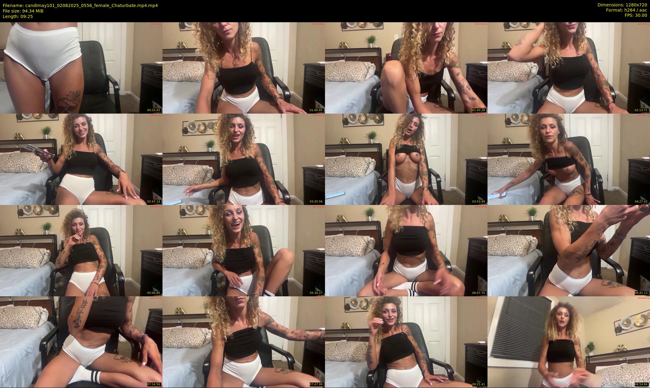 candimay101 — 10 minute Chaturbate female cam show recording, 720p, Aug 2, 2025