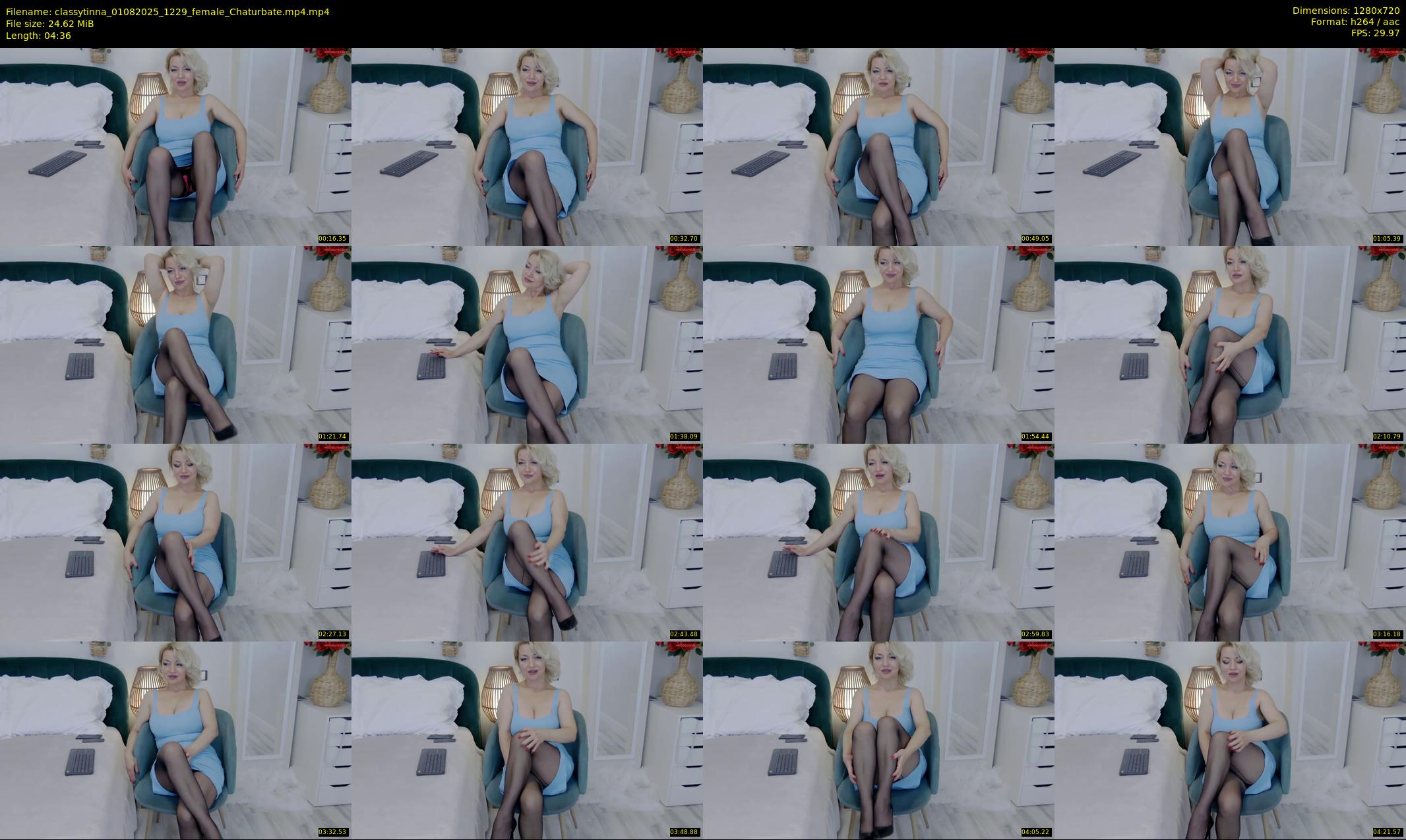 classytinna — 5 minute Chaturbate female cam show recording, 720p, Aug 1, 2025