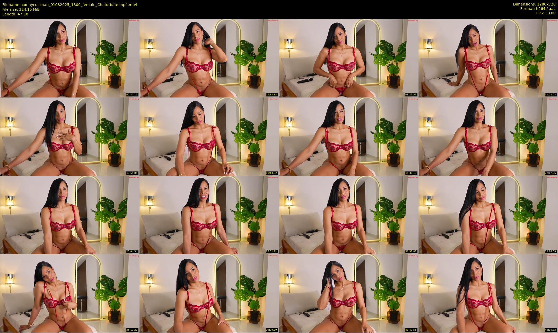 connycuisman — 48 minute Chaturbate female cam show recording, 720p, Aug 1, 2025