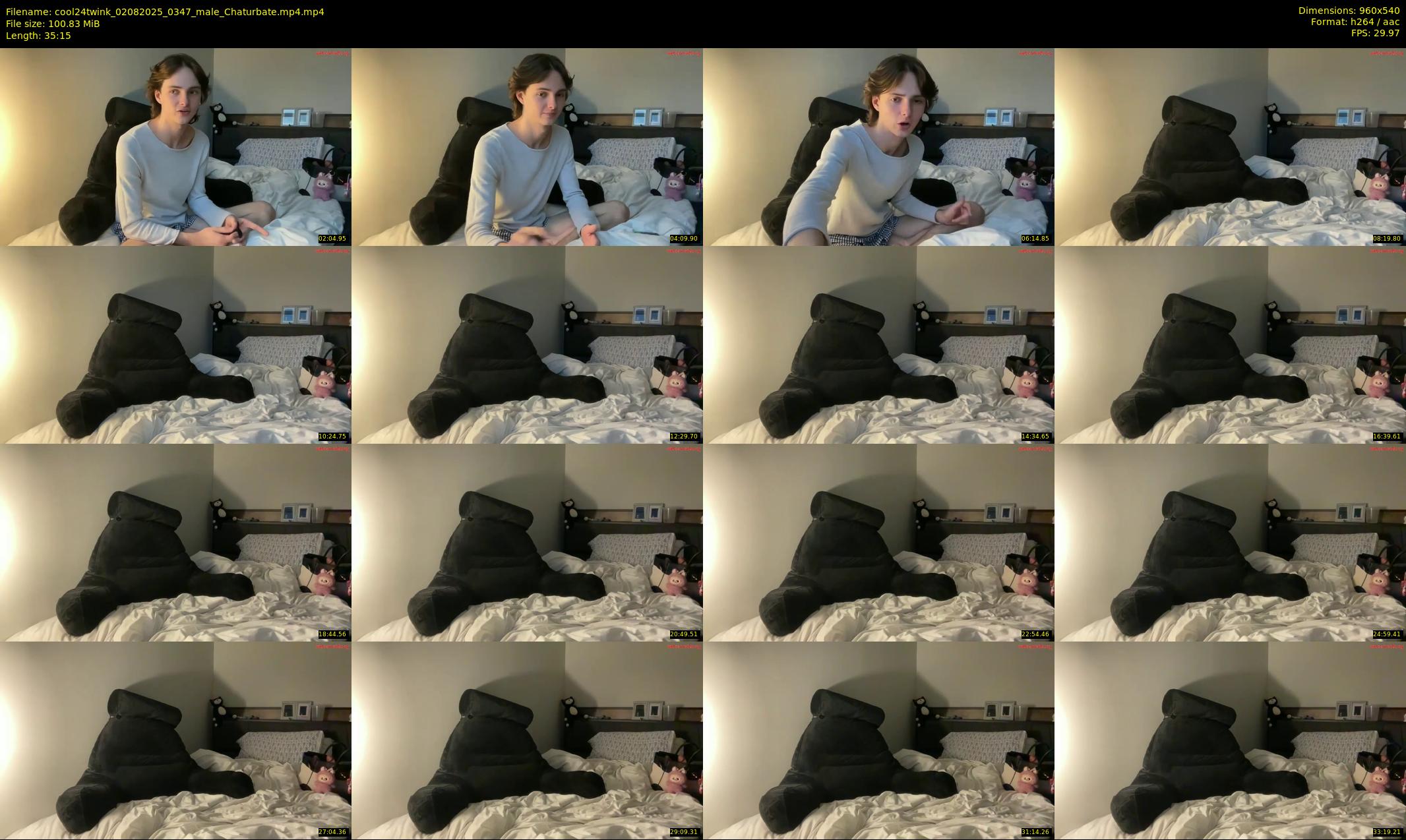 cool24twink — 36 minute Chaturbate male cam show recording, 480p, Aug 2, 2025