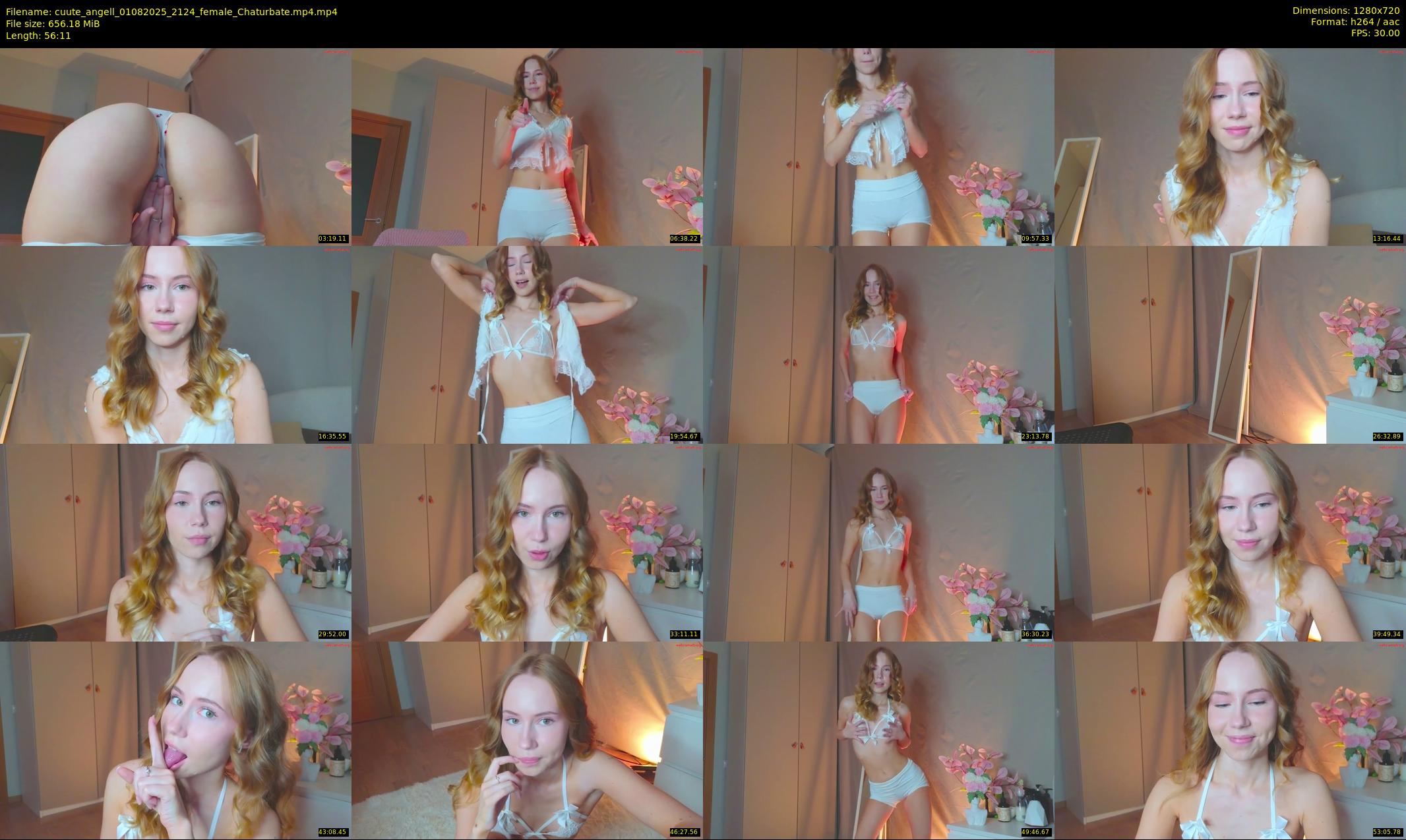 cuute_angell — 57 minute Chaturbate female cam show recording, 720p, Aug 1, 2025