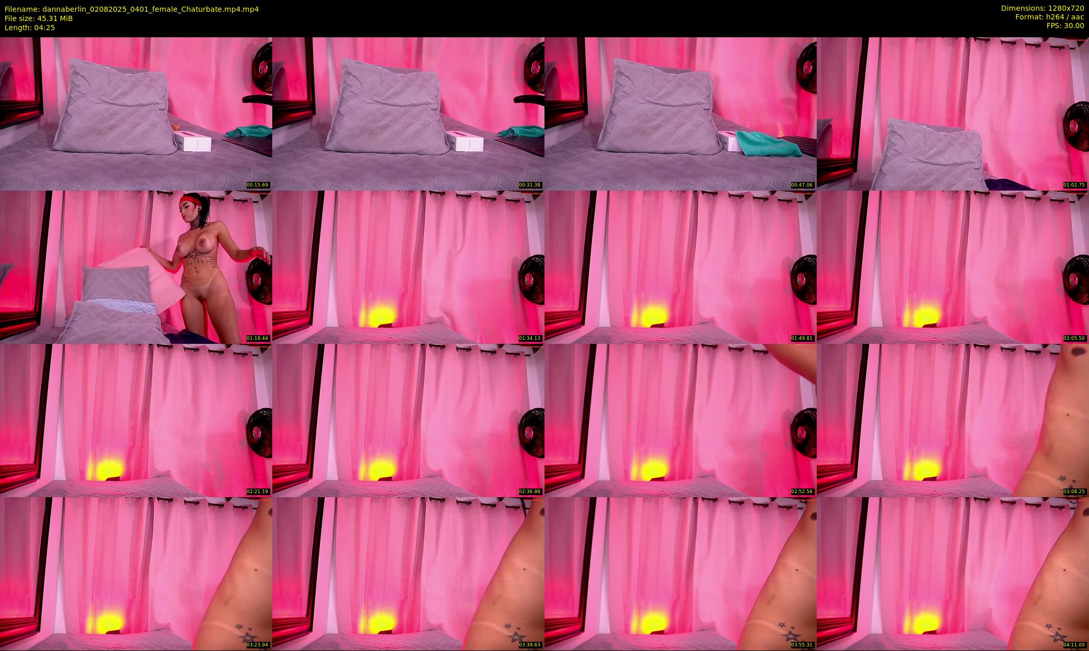 dannaberlin — 5 minute Chaturbate female cam show recording, 720p, Aug 2, 2025