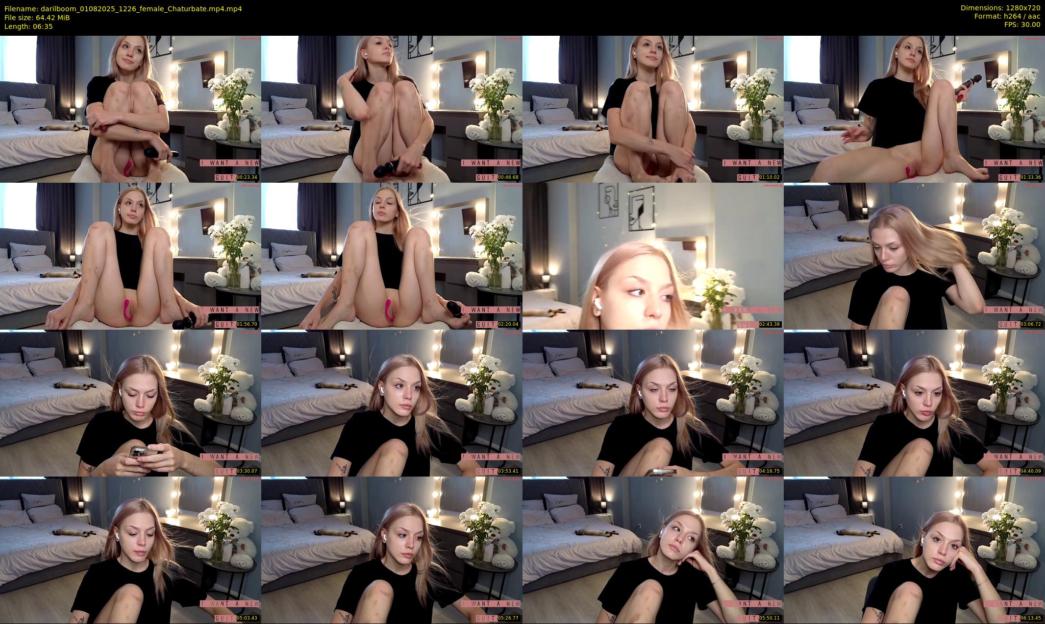darilboom — 7 minute Chaturbate female cam show recording, 720p, Aug 1, 2025