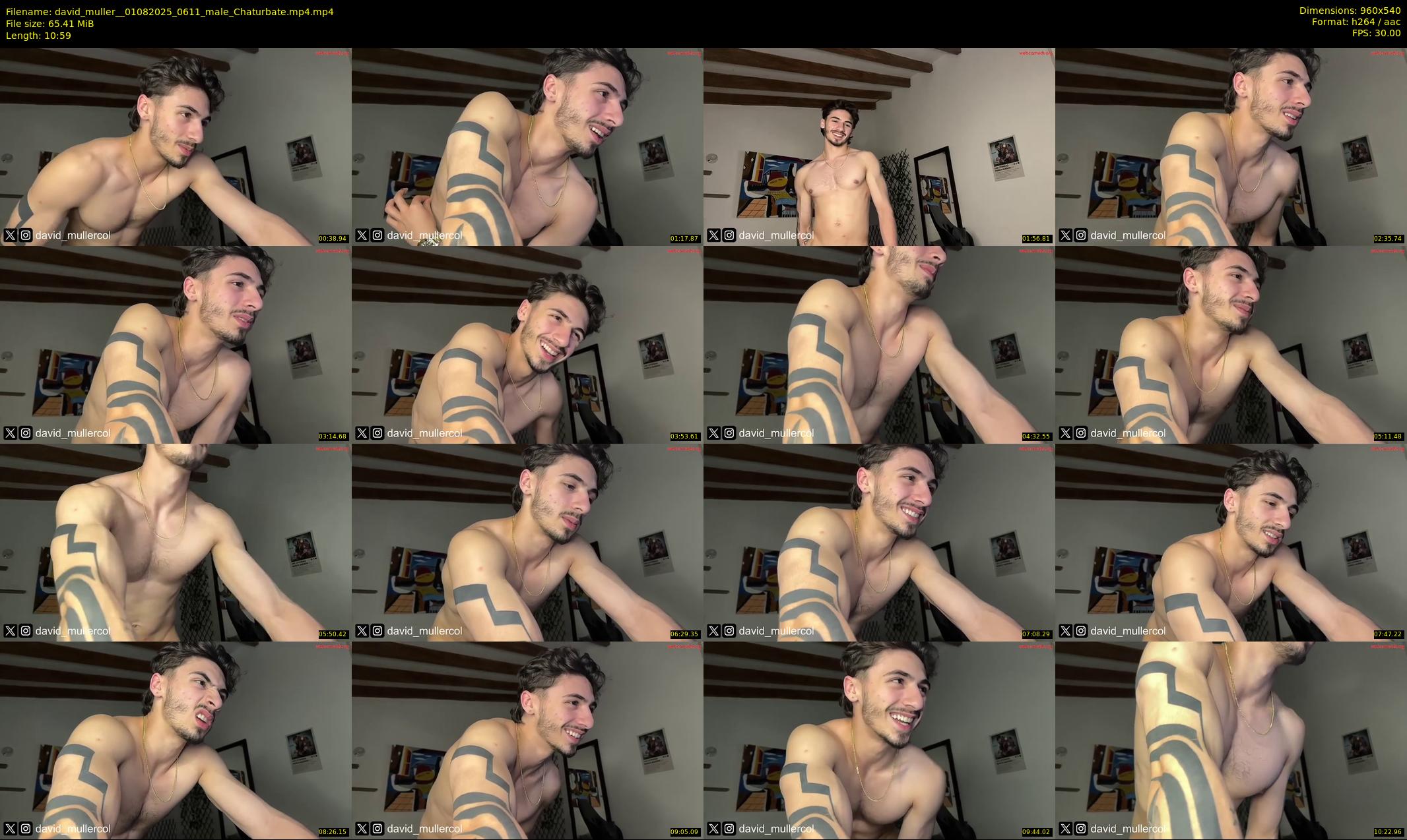 david_muller_ — 11 minute Chaturbate male cam show recording, 480p, Aug 1, 2025