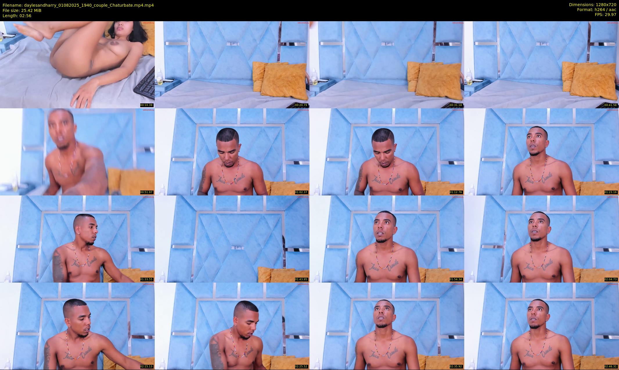 daylesandharry — 3 minute Chaturbate couple cam show recording, 720p, Aug 1, 2025