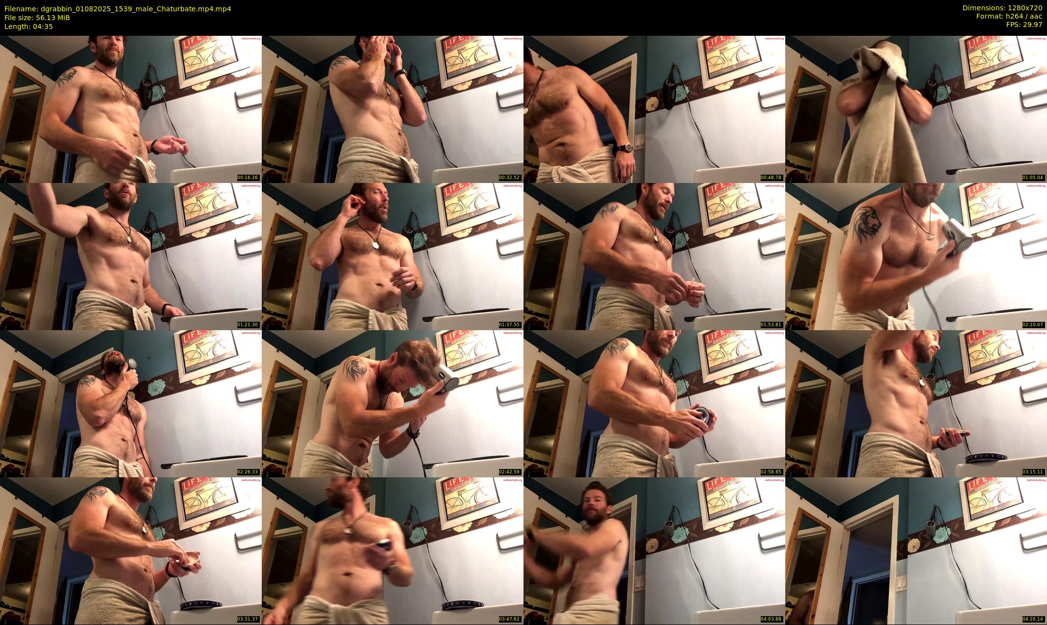 dgrabbin — 5 minute Chaturbate male cam show recording, 720p, Aug 1, 2025