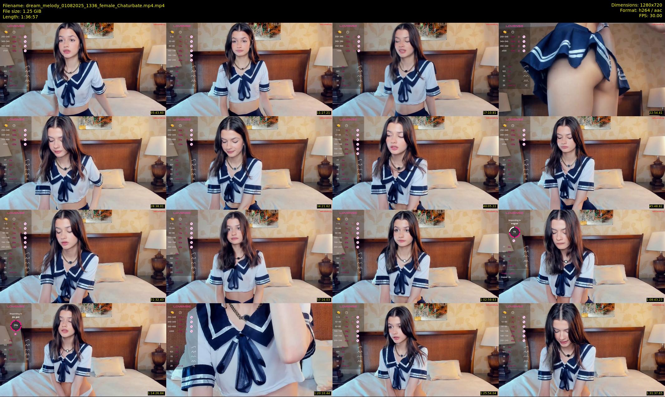 dream_melody — 97 minute Chaturbate female cam show recording, 720p, Aug 1, 2025