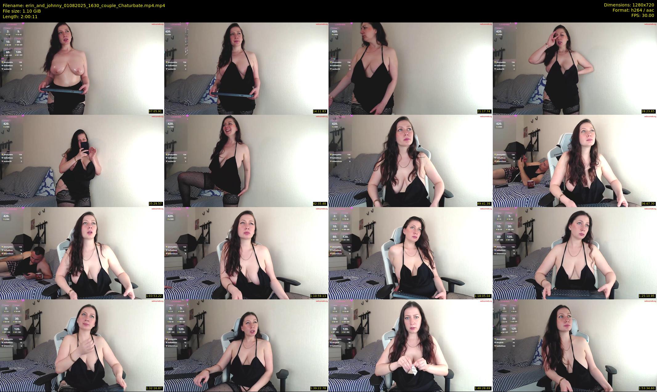 erin_and_johnny — 121 minute Chaturbate couple cam show recording, 720p, Aug 1, 2025