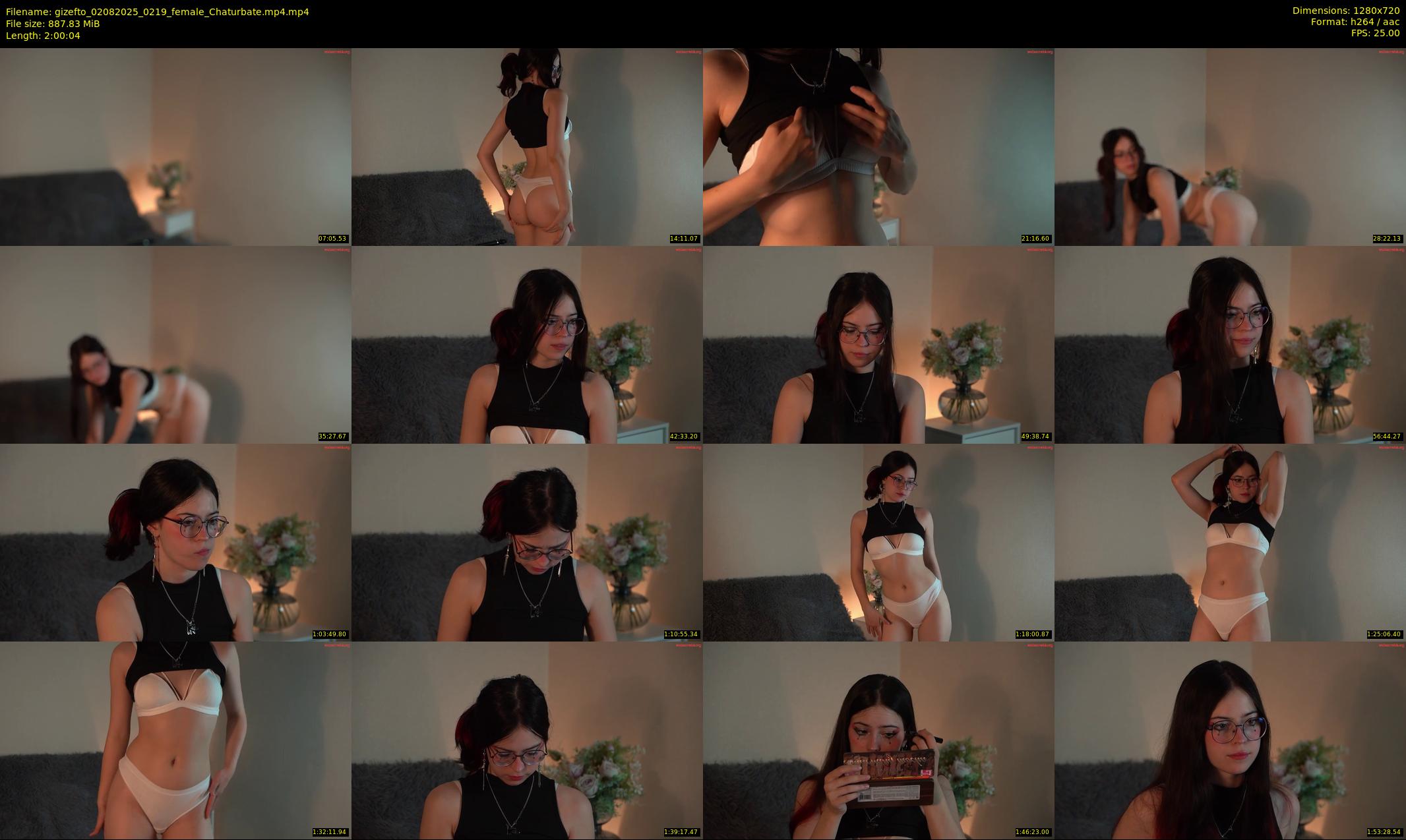 gizefto — 121 minute Chaturbate female cam show recording, 720p, Aug 2, 2025
