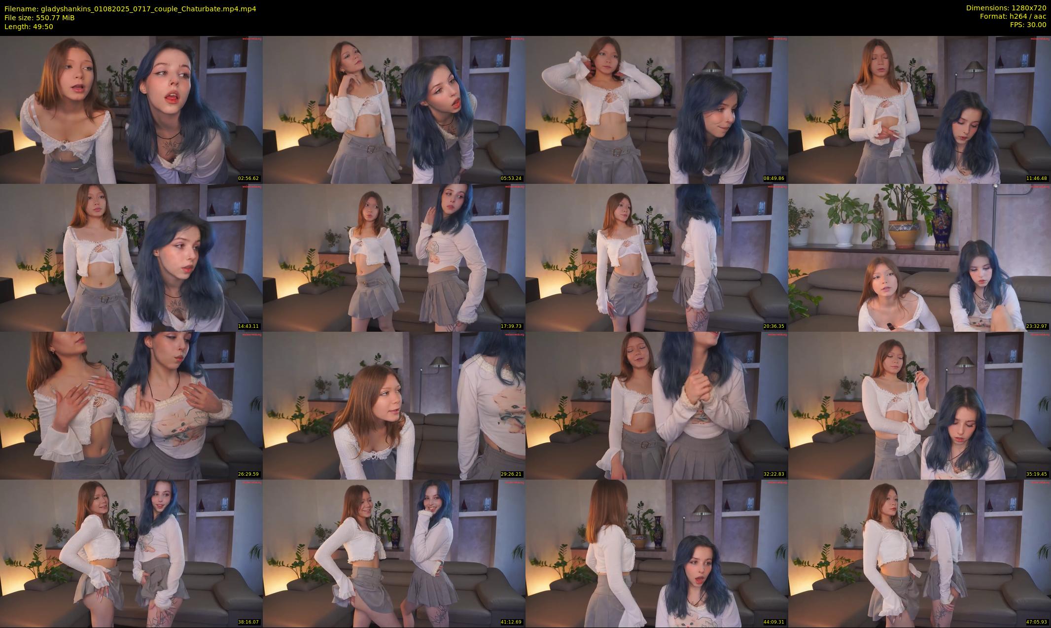 gladyshankins — 50 minute Chaturbate female cam show recording, 720p, Aug 1, 2025