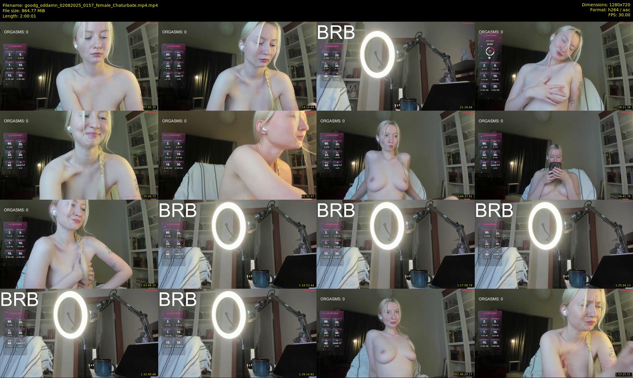 goodg_oddamn — 121 minute Chaturbate female cam show recording, 720p, Aug 2, 2025