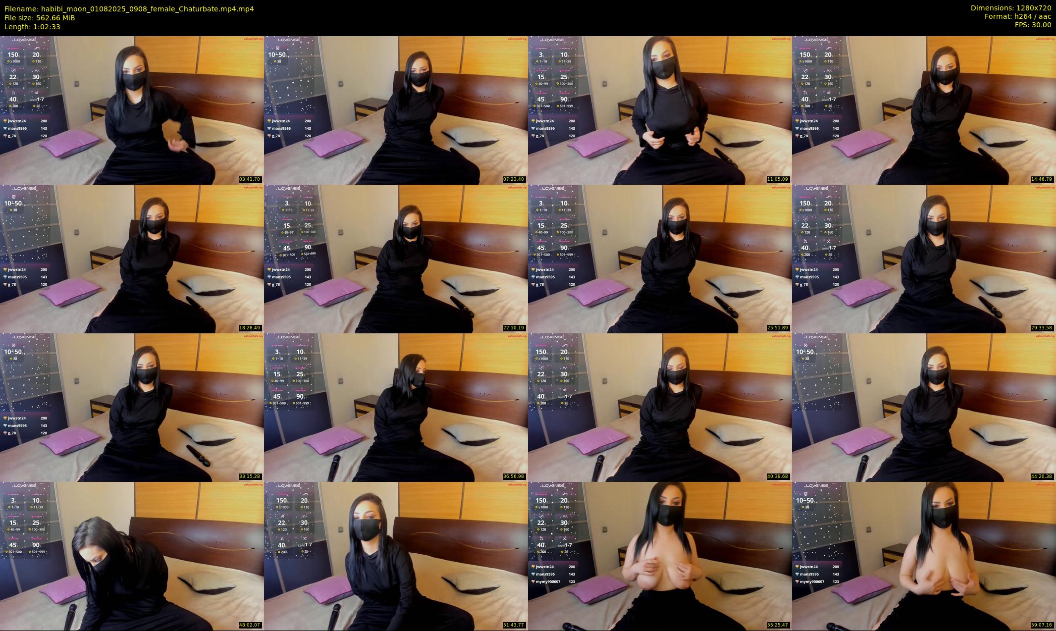 habibi_moon — 63 minute Chaturbate female cam show recording, 720p, Aug 1, 2025