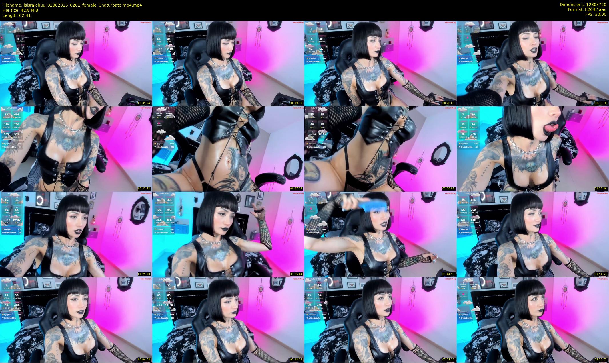 isisraichuu — 3 minute Chaturbate female cam show recording, 720p, Aug 2, 2025