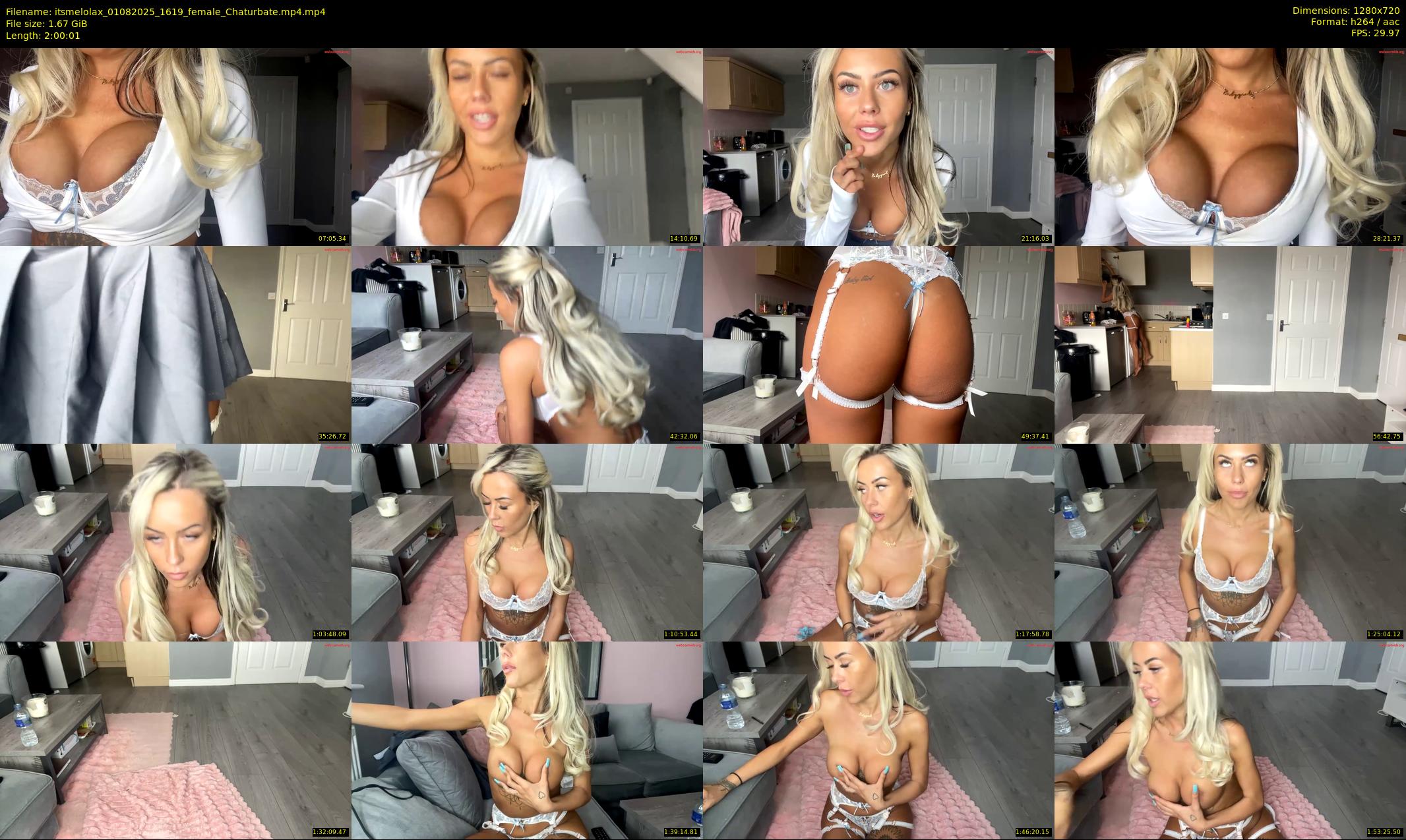 itsmelolax — 121 minute Chaturbate female cam show recording, 720p, Aug 1, 2025