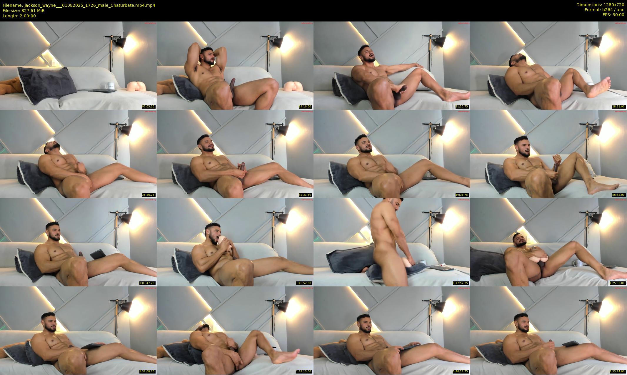 jackson_wayne__ — 120 minute Chaturbate male cam show recording, 720p, Aug 1, 2025