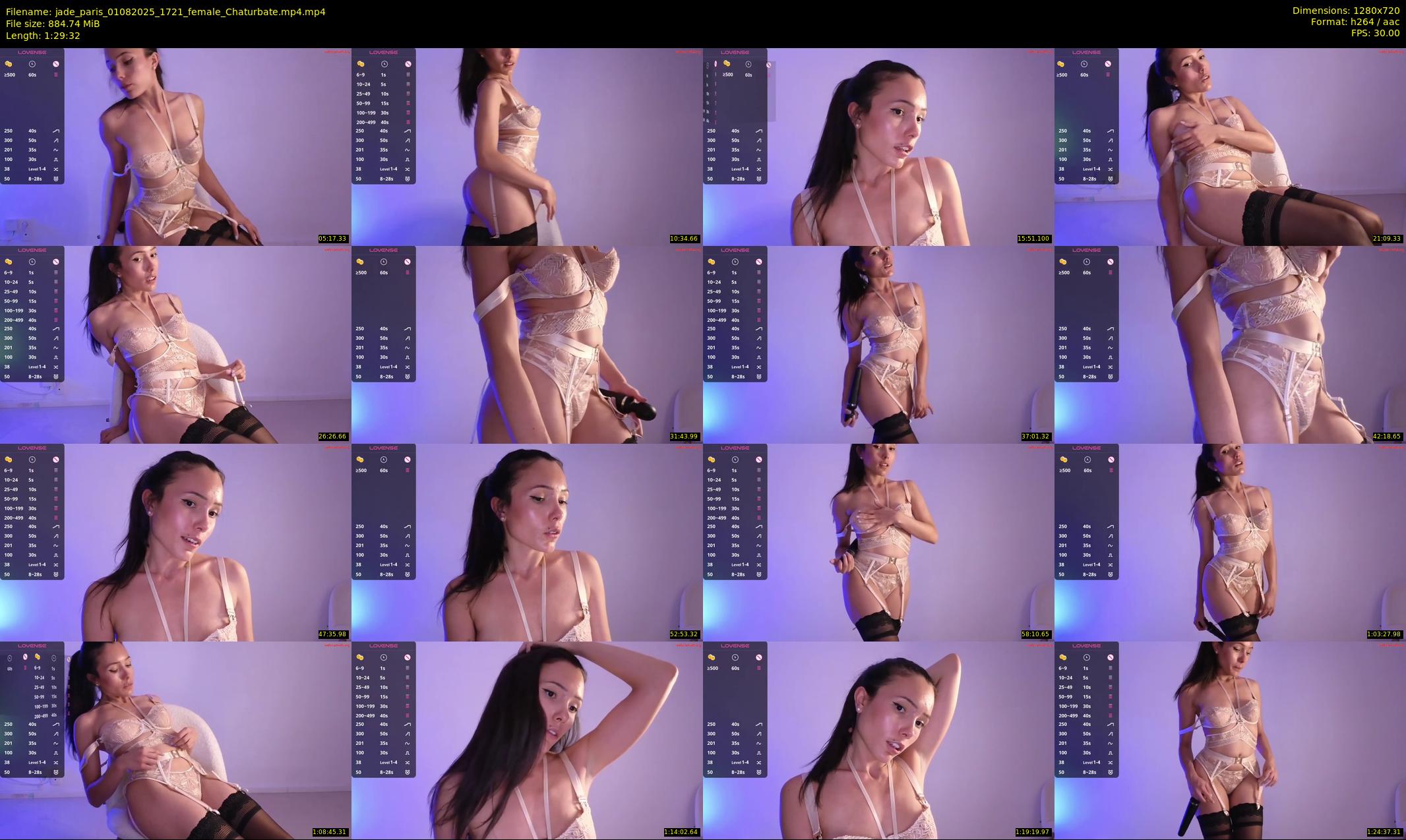 jade_paris — 90 minute Chaturbate female cam show recording, 720p, Aug 1, 2025