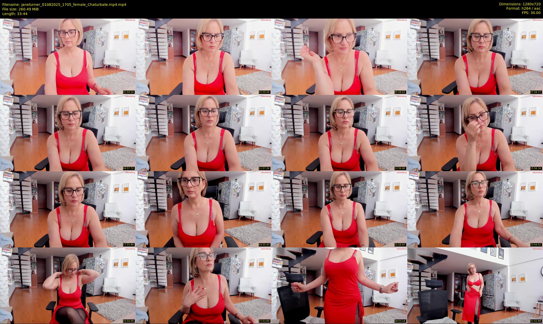 janeturner — 34 minute Chaturbate female cam show recording, 720p, Aug 1, 2025