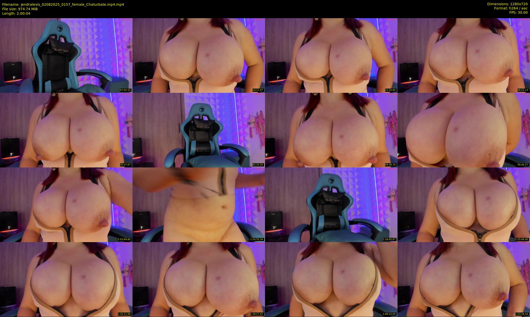 jendralevis — 121 minute Chaturbate female cam show recording, 720p, Aug 2, 2025