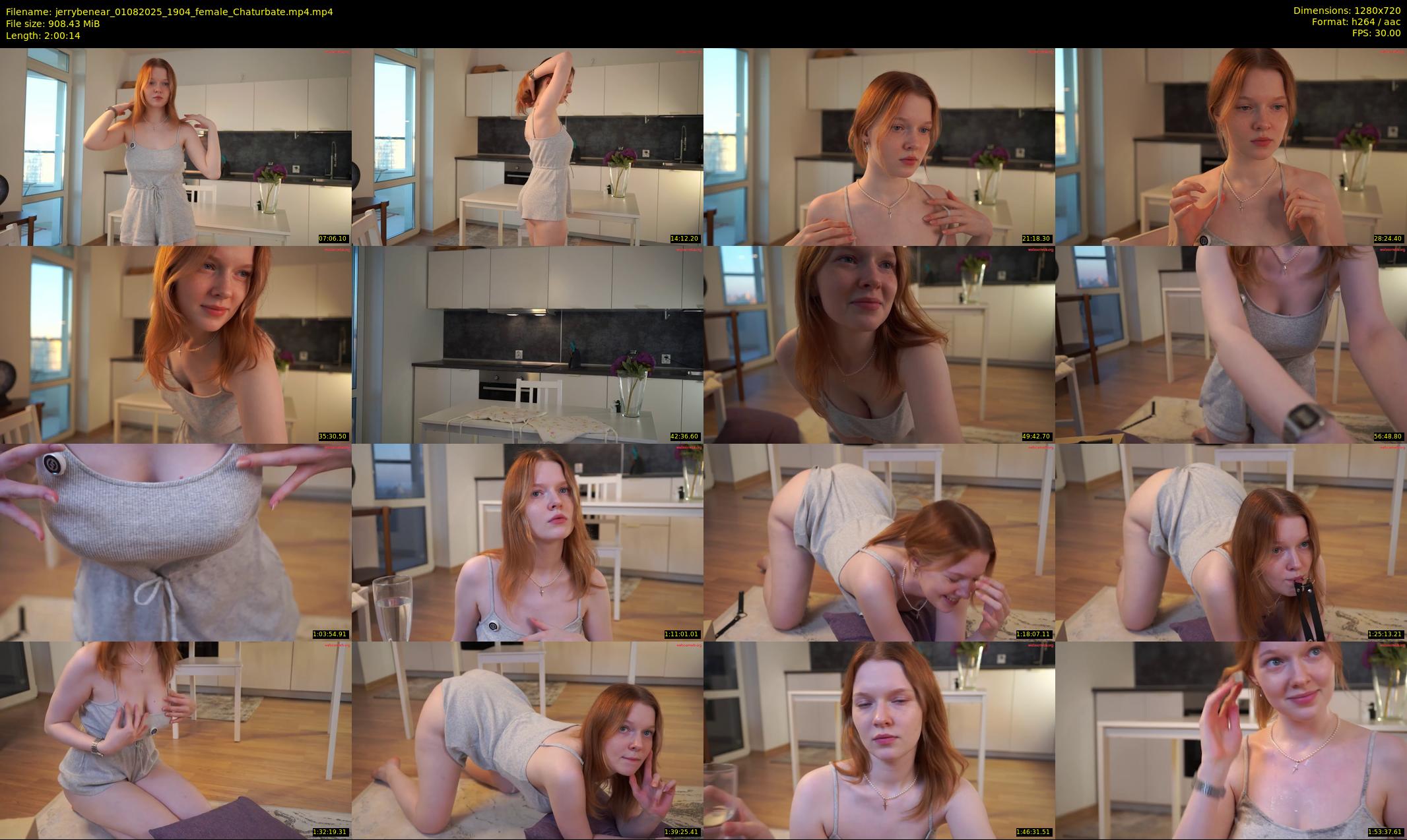 jerrybenear — 121 minute Chaturbate female cam show recording, 720p, Aug 1, 2025