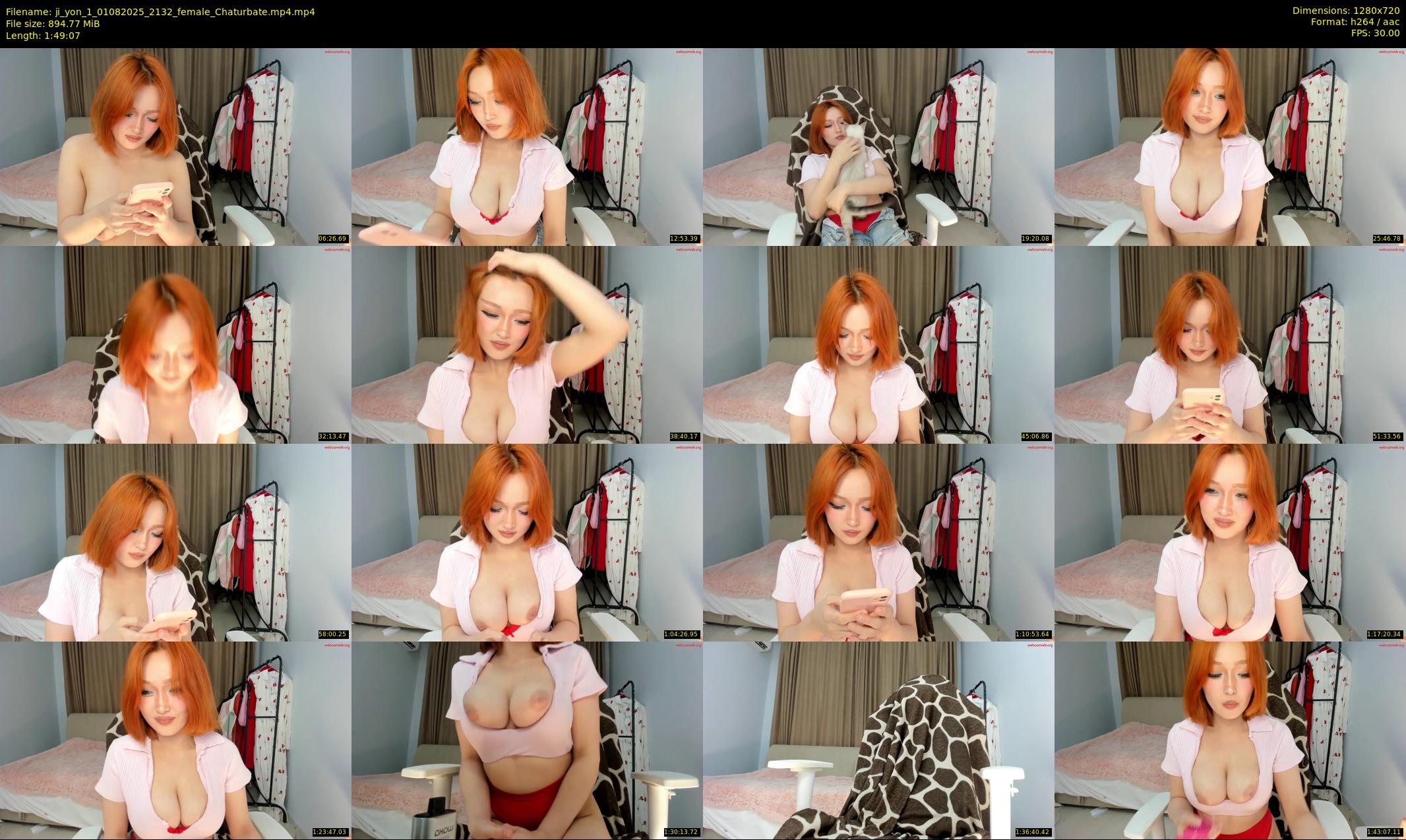 ji_yon_1 — 110 minute Chaturbate female cam show recording, 720p, Aug 1, 2025