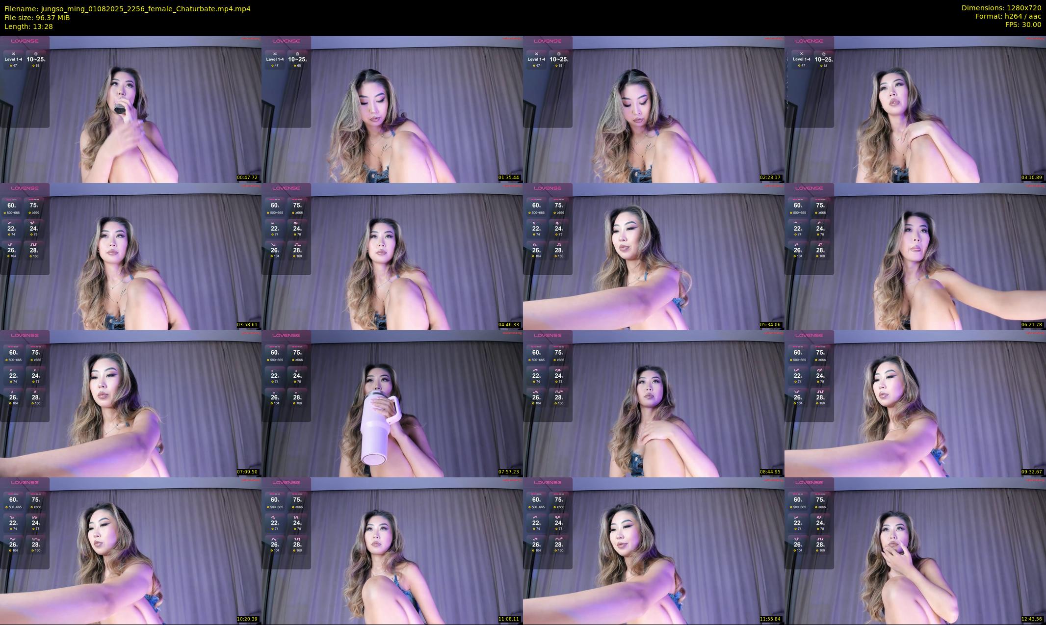 jungso_ming — 14 minute Chaturbate female cam show recording, 720p, Aug 1, 2025