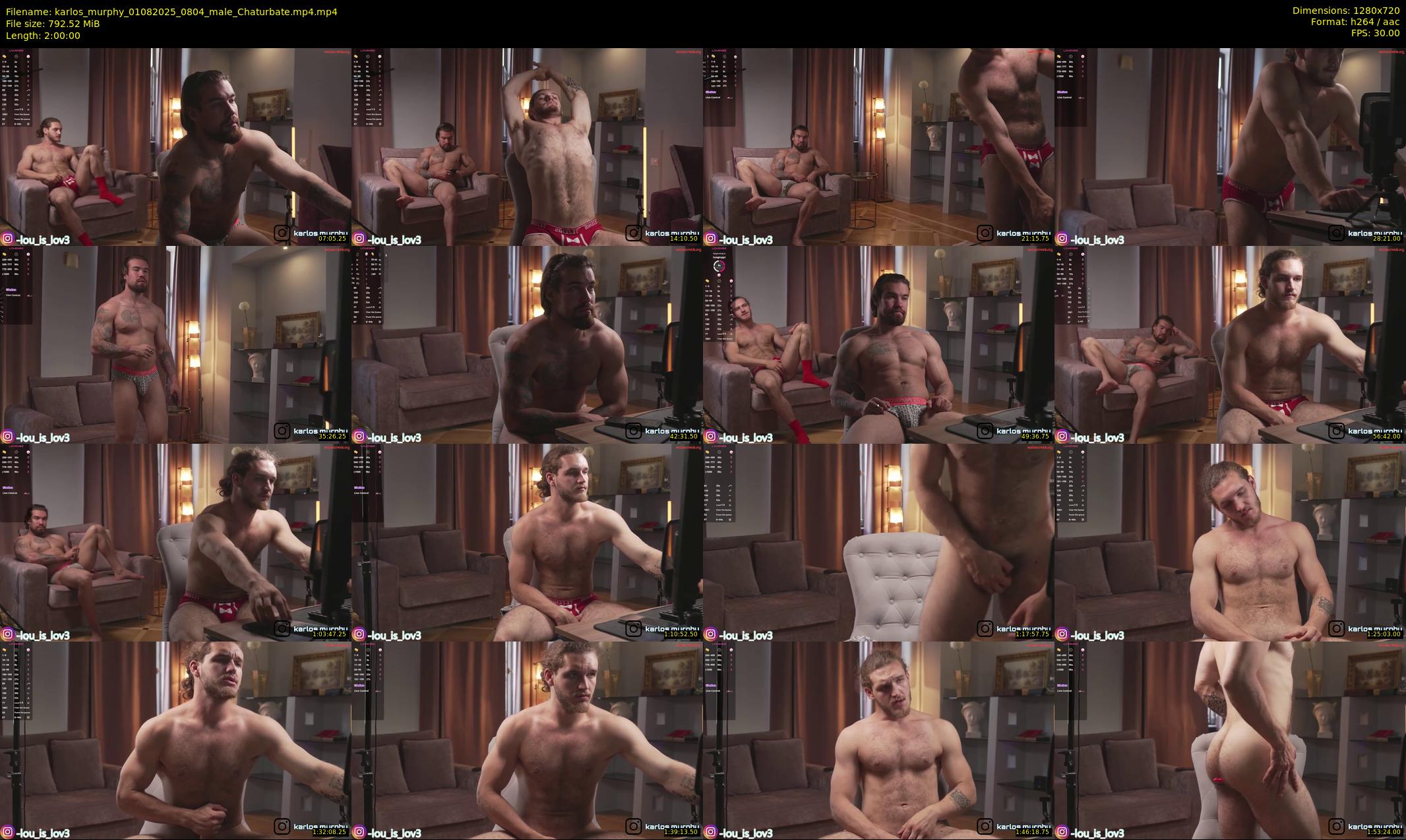 karlos_murphy — 120 minute Chaturbate male cam show recording, 720p, Aug 1, 2025