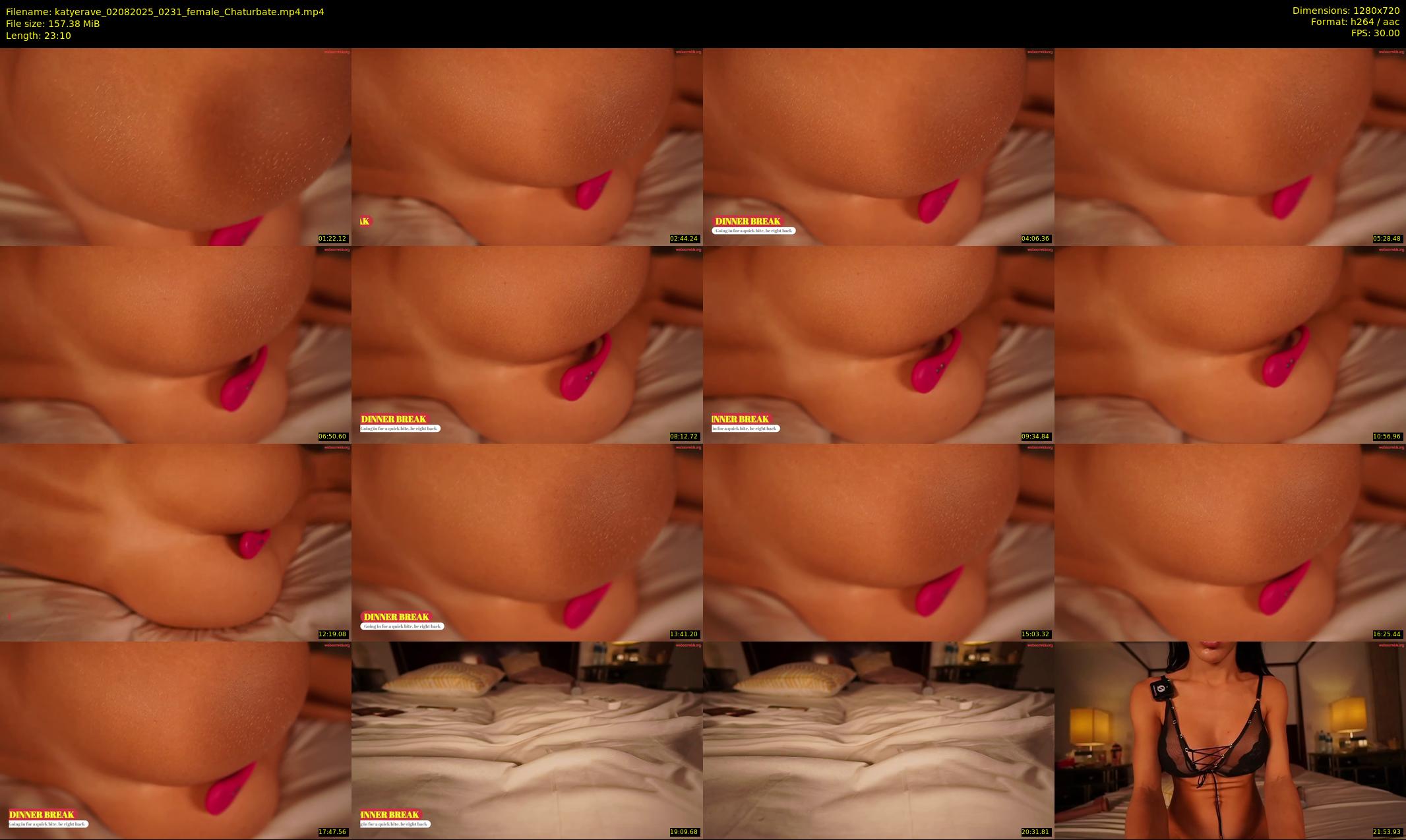 katyerave — 24 minute Chaturbate female cam show recording, 720p, Aug 2, 2025