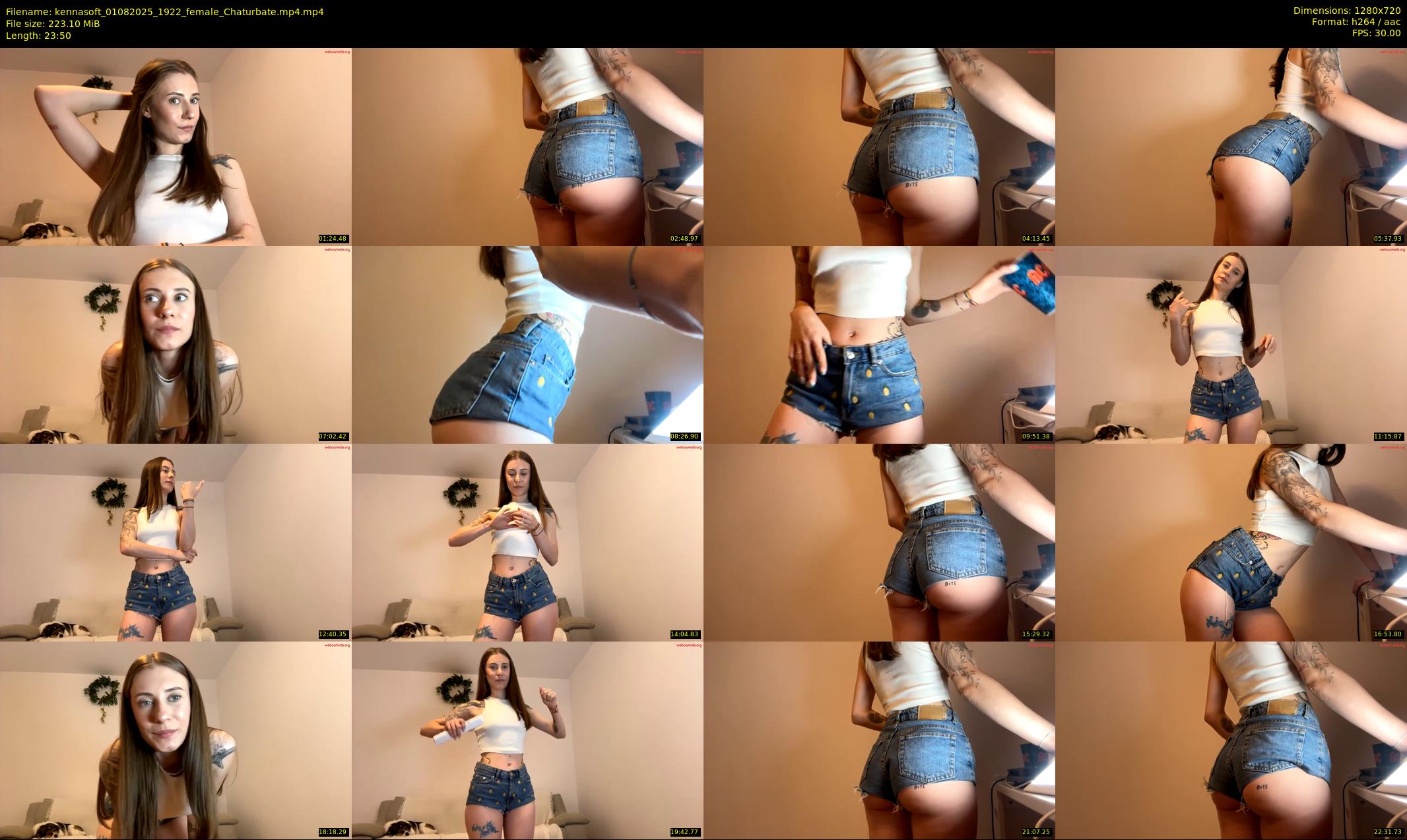 kennasoft — 24 minute Chaturbate female cam show recording, 720p, Aug 1, 2025