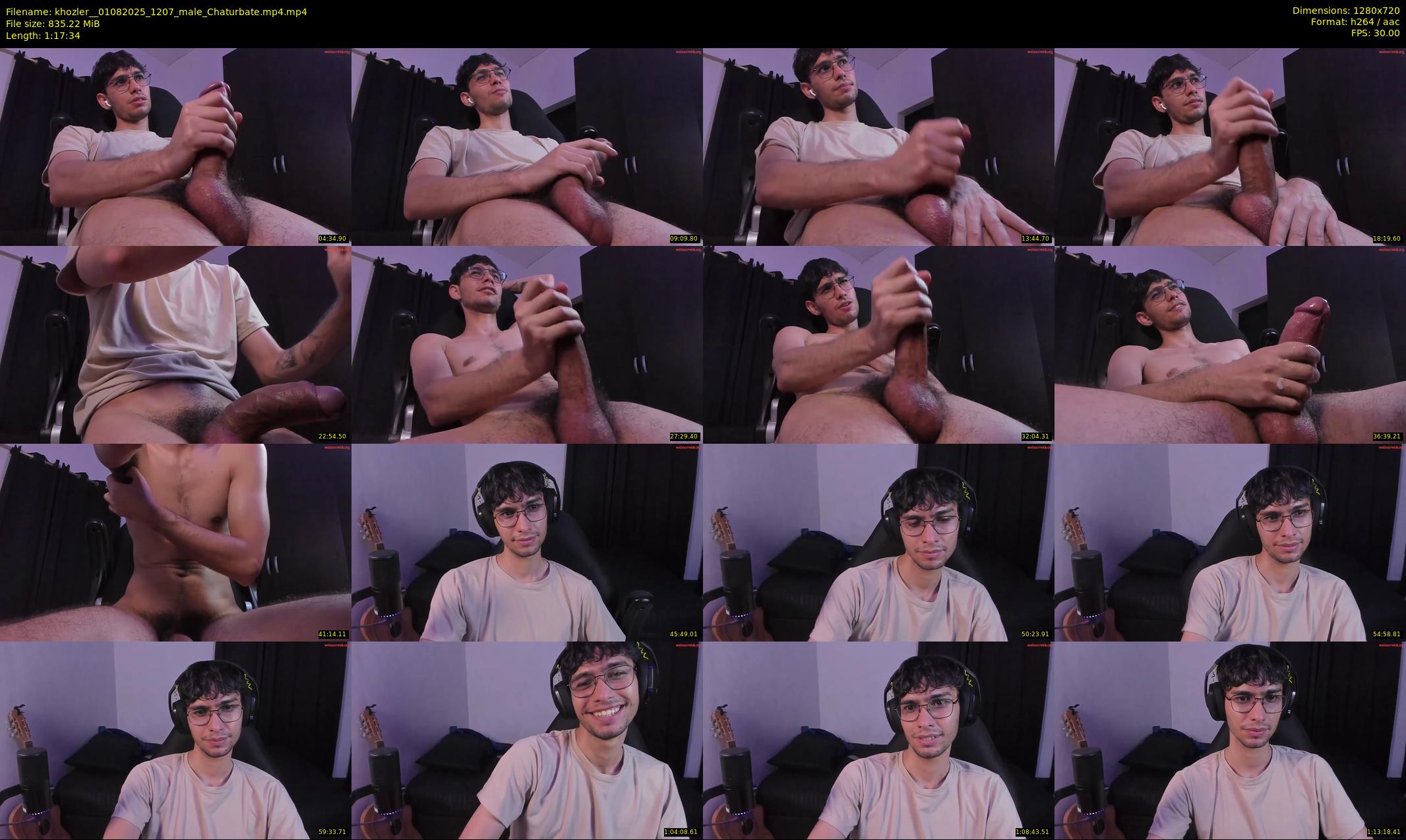 khozler_ — 78 minute Chaturbate male cam show recording, 720p, Aug 1, 2025
