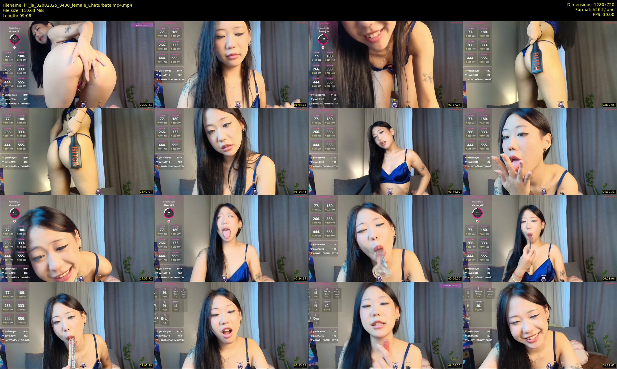 kil_la — 10 minute Chaturbate female cam show recording, 720p, Aug 2, 2025