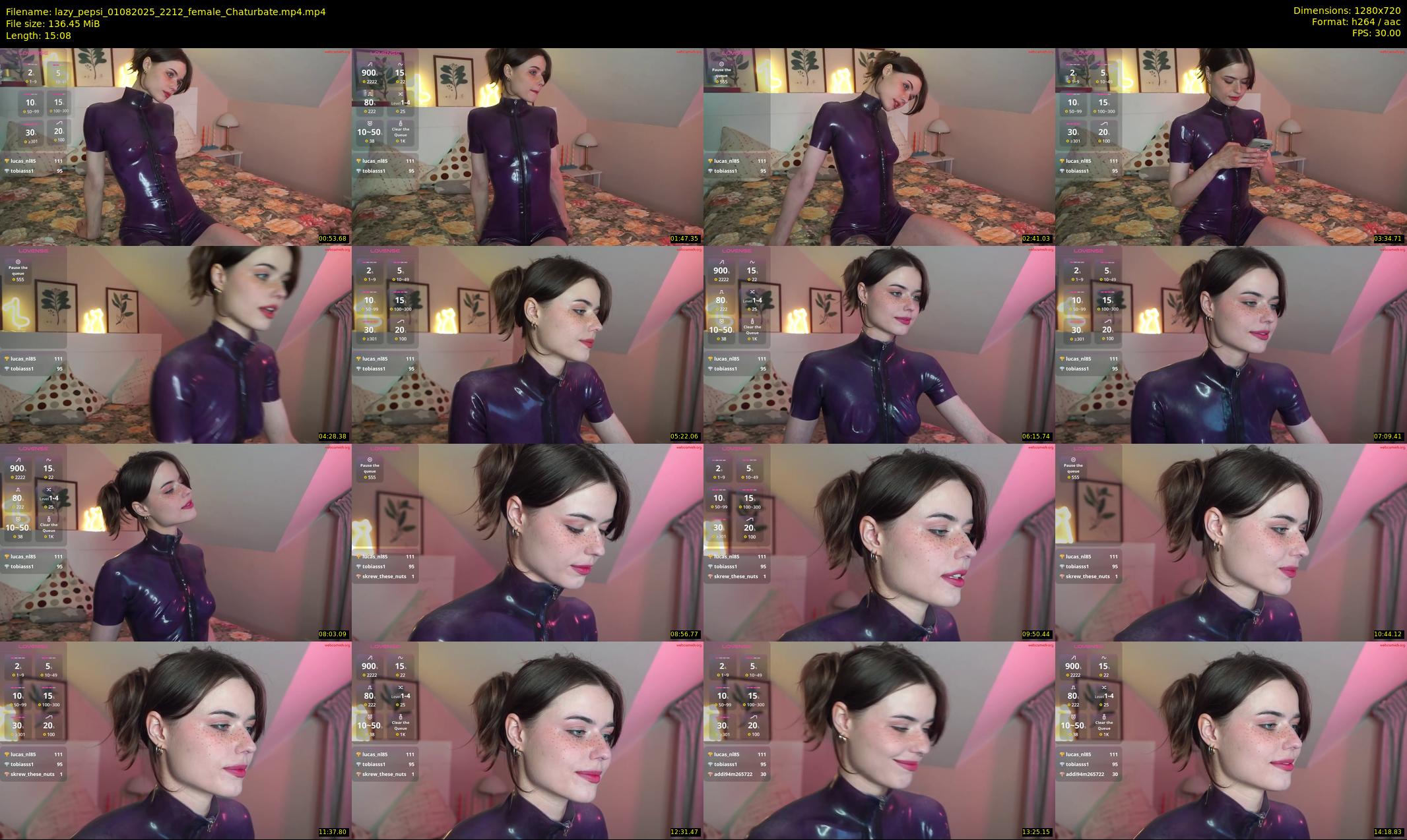 lazy_pepsi — 16 minute Chaturbate female cam show recording, 720p, Aug 1, 2025